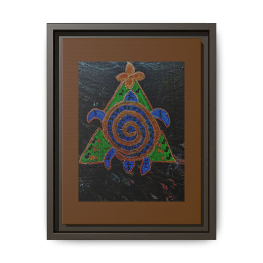 Colorful Turtle Framed Print, Boho Wall Art, Nautical Decor, Unique Gift for Nature Lovers, Home Gallery