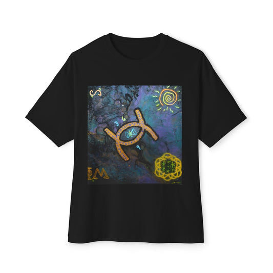 Mystical Zodiac Oversized Tee, Astrological Shirt, Horoscope Top, Spiritual Apparel, Unisex Tee for Astrology Lovers, Birthday Gift