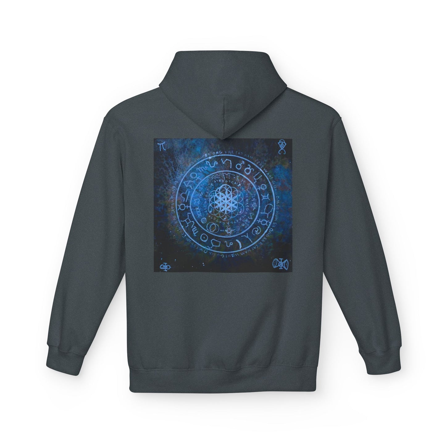 Mystical Blue Fleece Hoodie - Perfect for Gamers, Fantasy Lovers, and Cozy Days, Great for Relaxing, Gifts, and Occasions