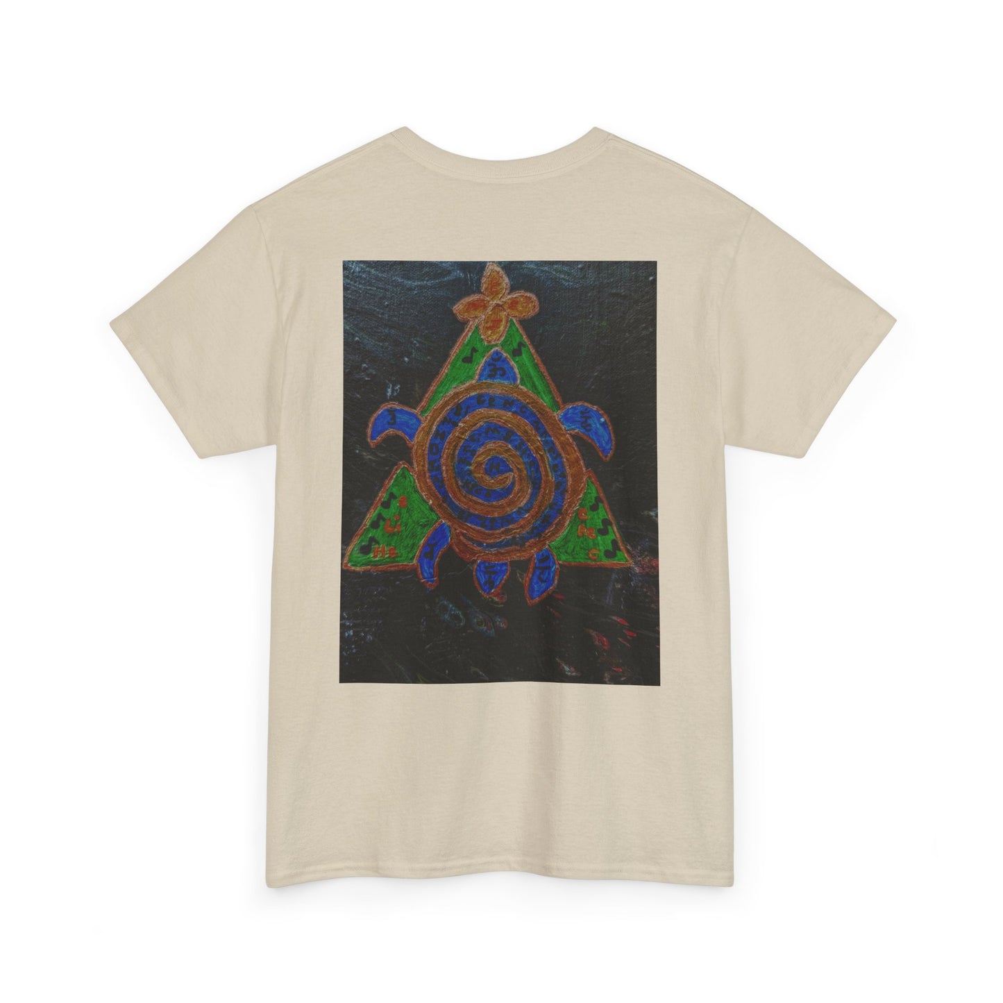 Spiral Turtle Graphic Tee, Nature Lovers T-Shirt, Eco-Friendly Apparel, Unique Art Shirt, Gift for Friends