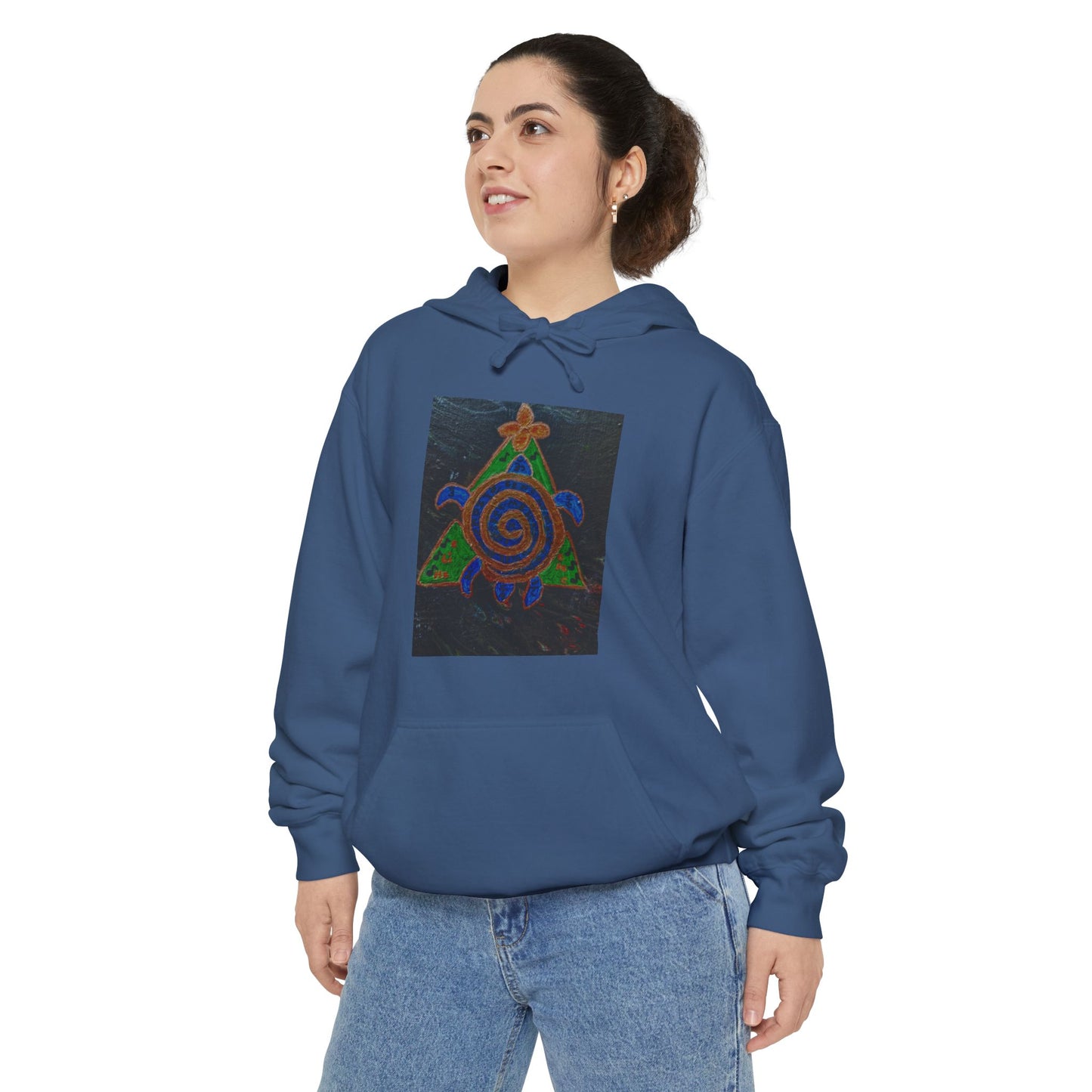 Colorful Spiritual Unisex Hoodie, Cozy Casual Wear, Unique Graphic Sweatshirt, Perfect Gift for Friends, Everyday Comfort, Festival Attire