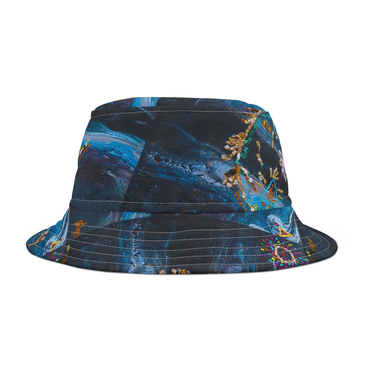 Astrology Constellation Blue Bucket Hat
