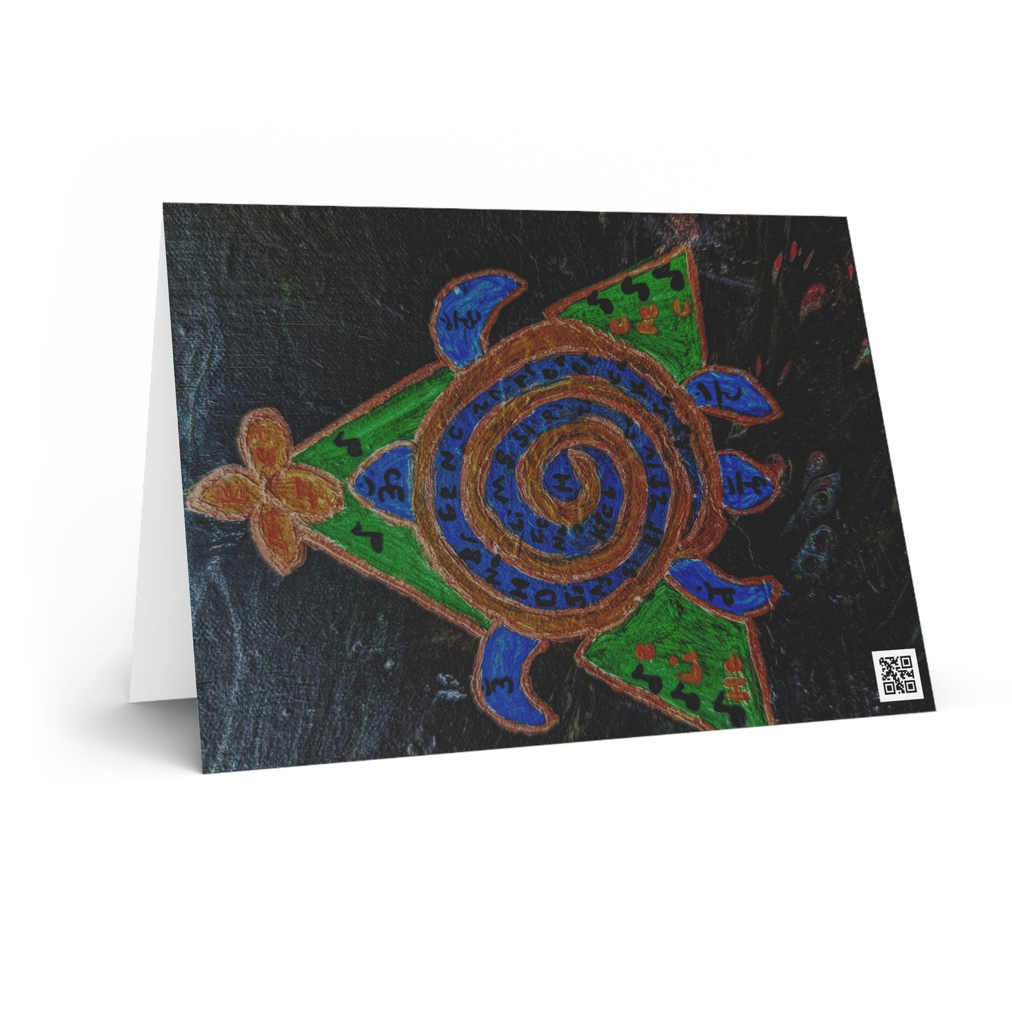Colorful Turtle Greeting Cards - Unique Art, Eco-Friendly Stationery, Perfect for Birthdays, Thank You Notes, and Celebrations