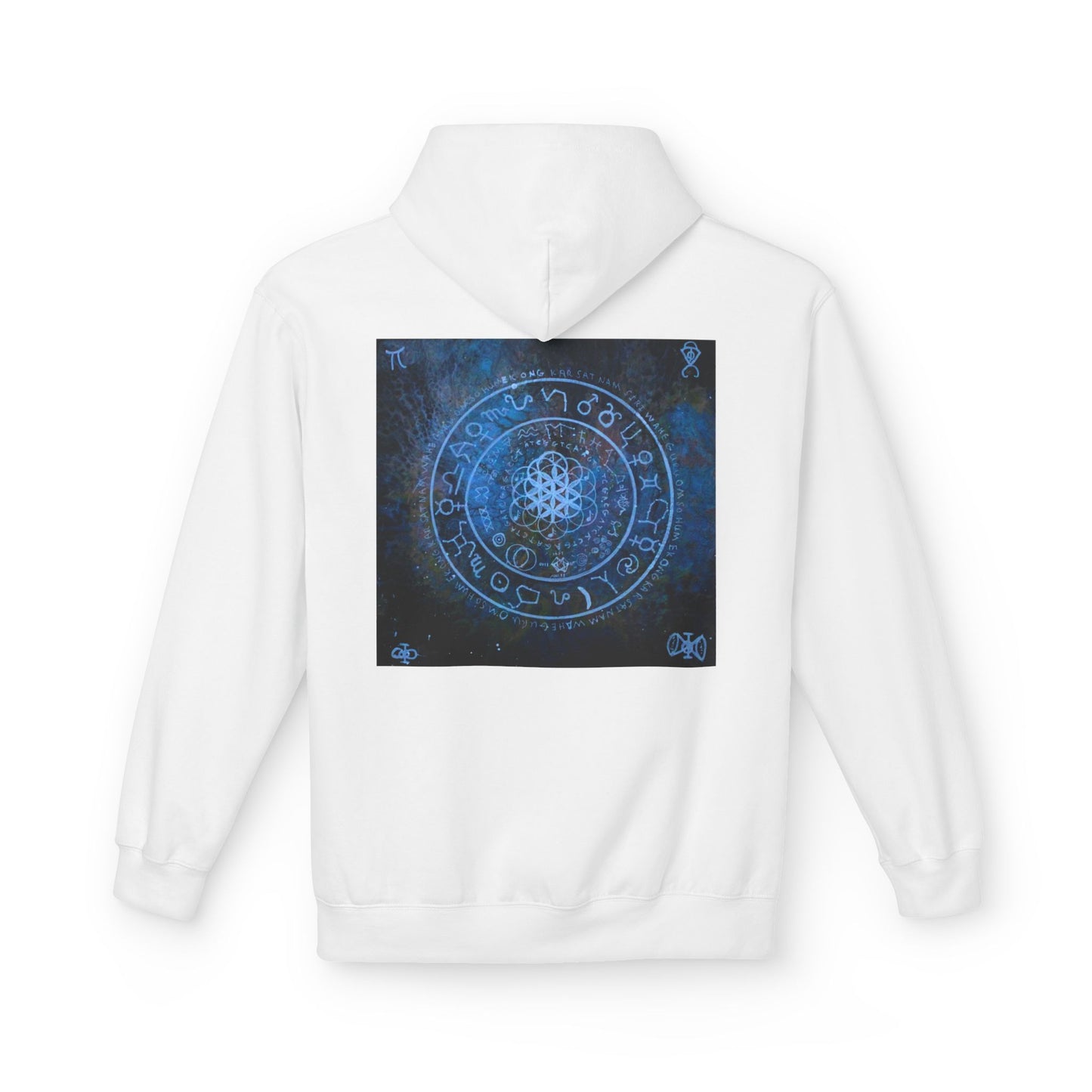 Mystical Blue Fleece Hoodie - Perfect for Gamers, Fantasy Lovers, and Cozy Days, Great for Relaxing, Gifts, and Occasions