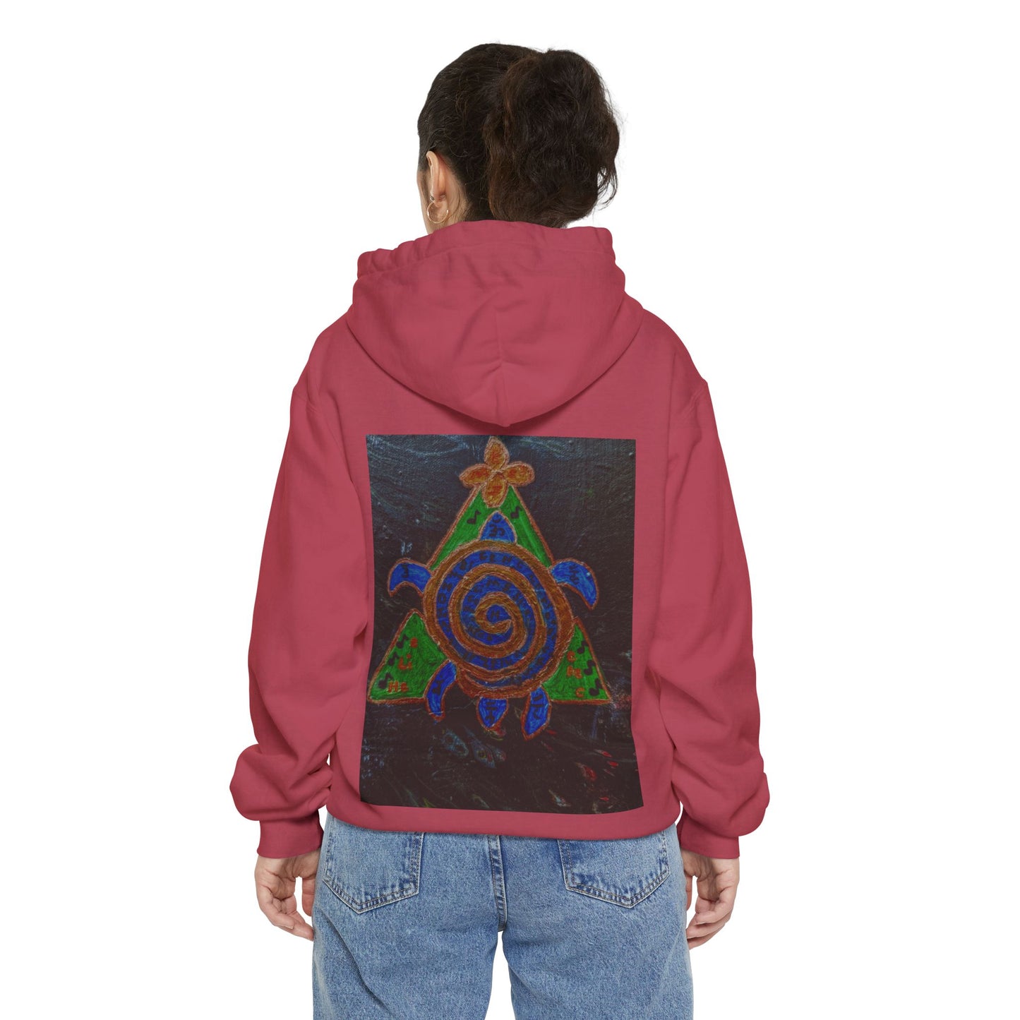 Colorful Spiritual Unisex Hoodie, Cozy Casual Wear, Unique Graphic Sweatshirt, Perfect Gift for Friends, Everyday Comfort, Festival Attire