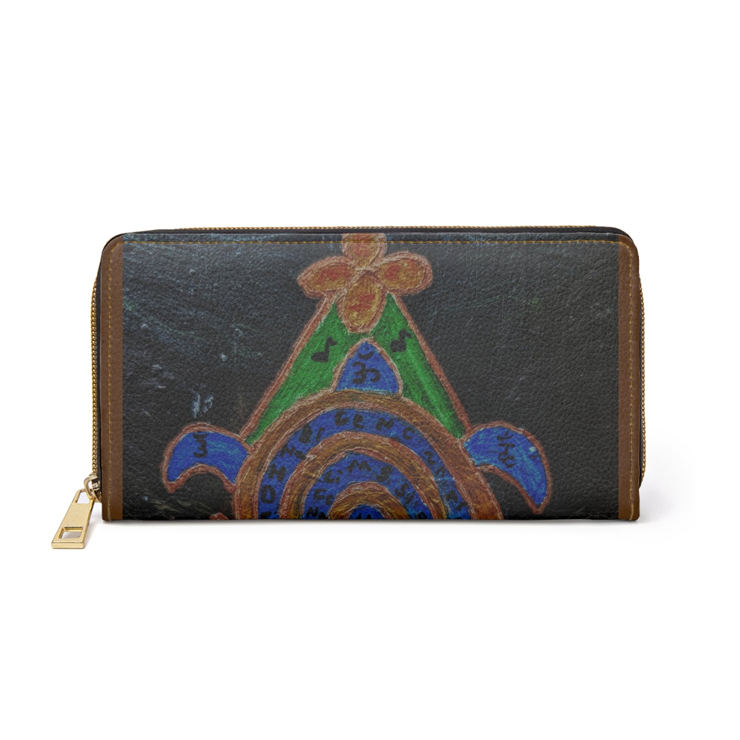 Artisan Zipper Wallet with Colorful Design, Functional Clutch, Unique Gift for Her, Stylish Accessory, Handmade Organizer