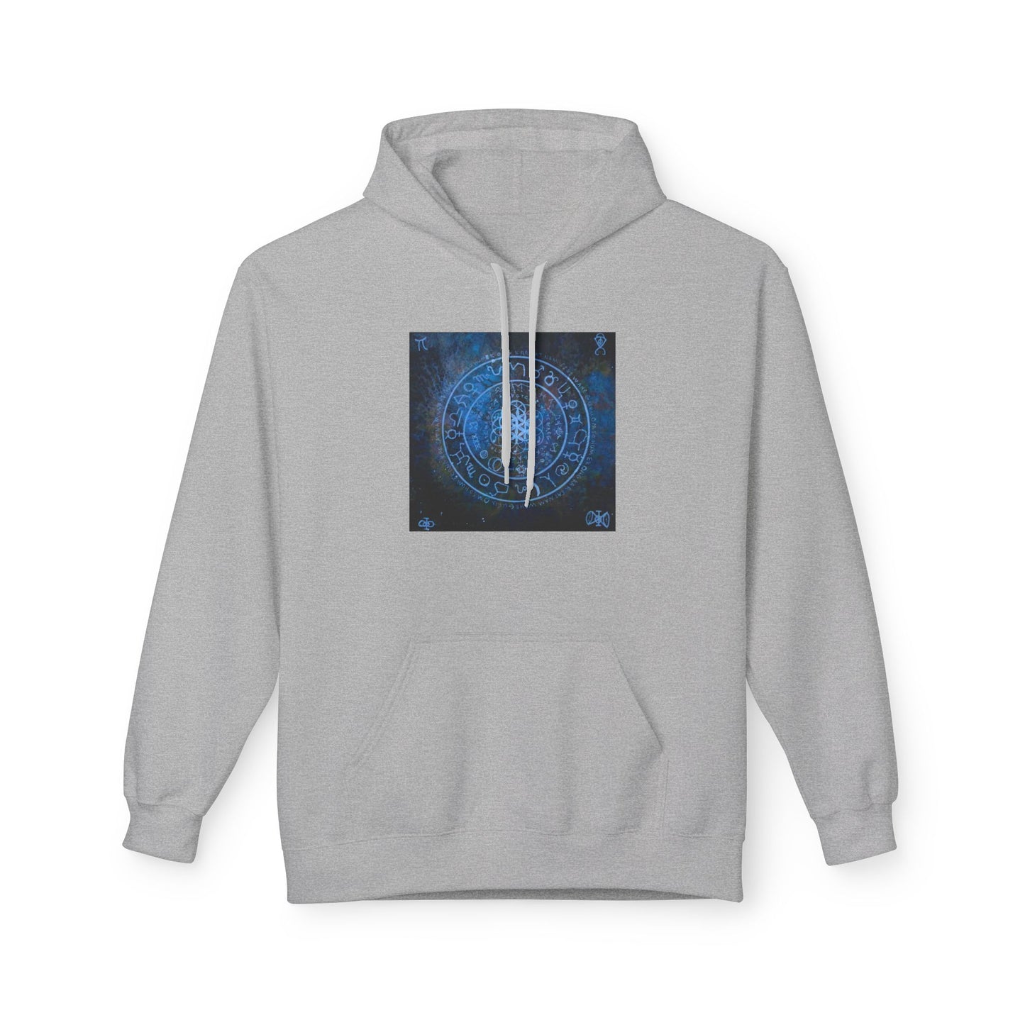 Mystical Blue Fleece Hoodie - Perfect for Gamers, Fantasy Lovers, and Cozy Days, Great for Relaxing, Gifts, and Occasions