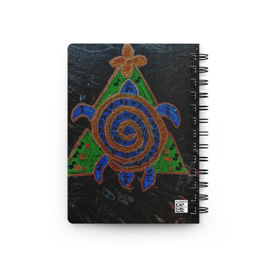 Colorful Turtle Spiral Bound Journal, Travel Diary, Nature Notebook, Art Journal, Gift for Writers, Eco-Friendly Journal