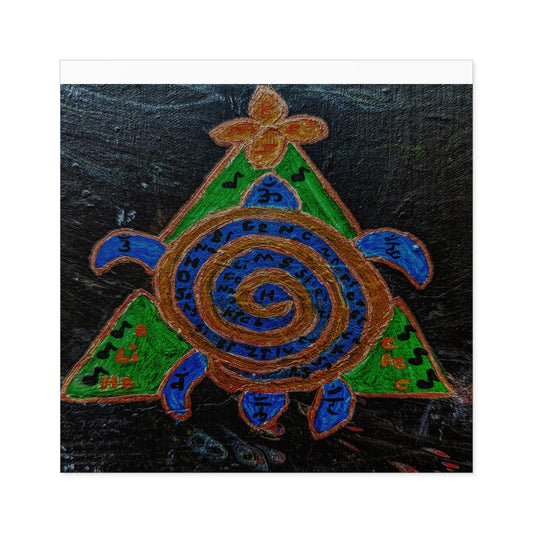 Vibrant Turtle Design Stickers, Boho Decor, Nature Lovers, Eco-Friendly Labels, Turtle Art, Outdoor Stickers