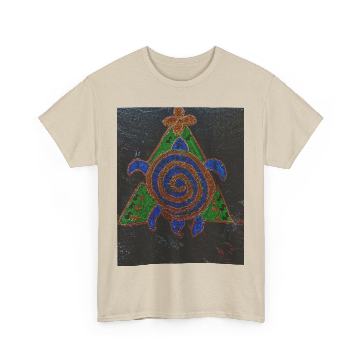 Spiral Turtle Graphic Tee, Nature Lovers T-Shirt, Eco-Friendly Apparel, Unique Art Shirt, Gift for Friends