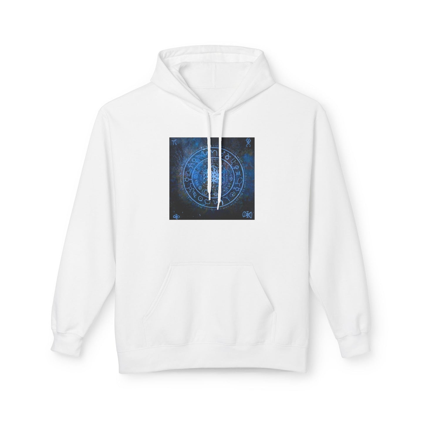 Mystical Blue Fleece Hoodie - Perfect for Gamers, Fantasy Lovers, and Cozy Days, Great for Relaxing, Gifts, and Occasions