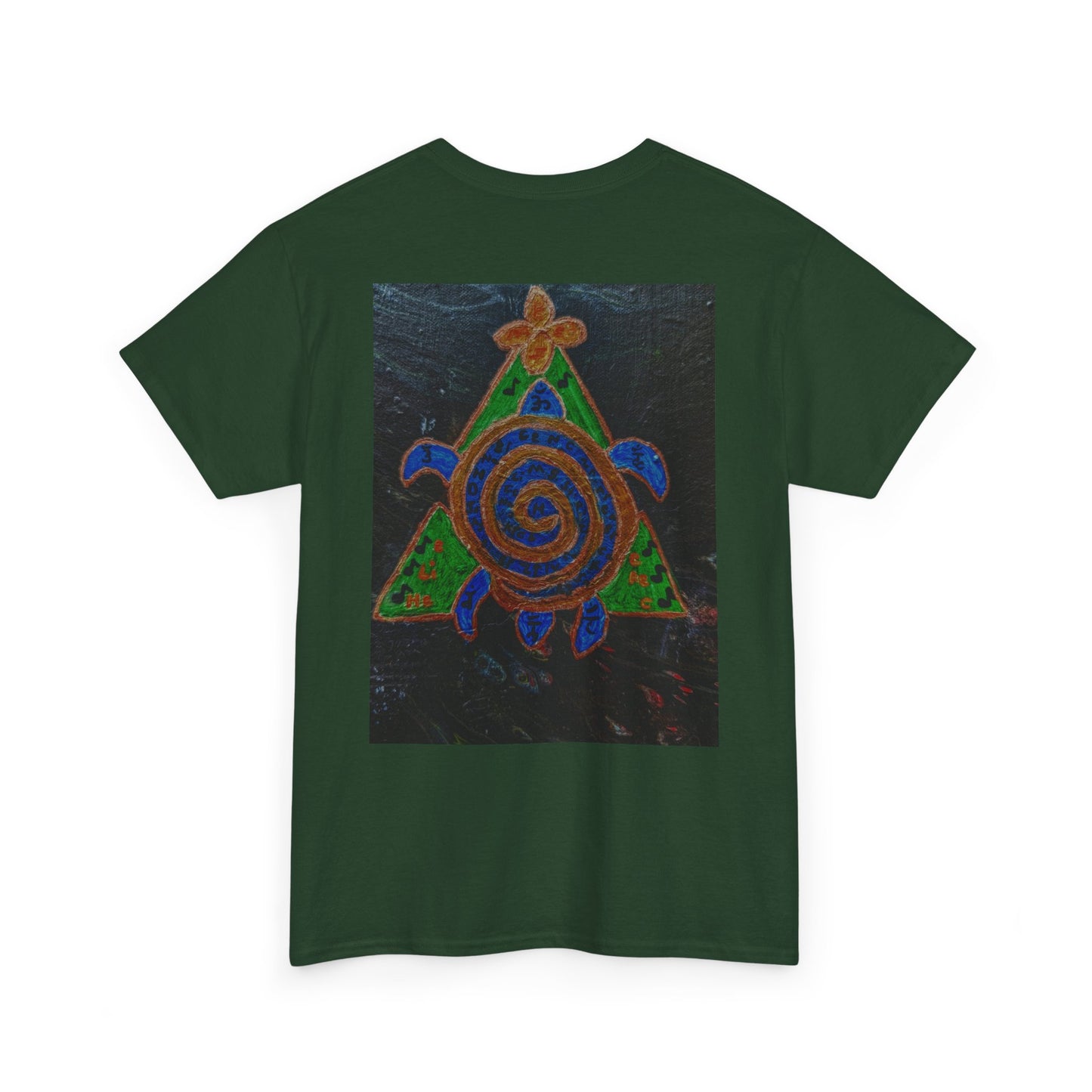Spiral Turtle Graphic Tee, Nature Lovers T-Shirt, Eco-Friendly Apparel, Unique Art Shirt, Gift for Friends