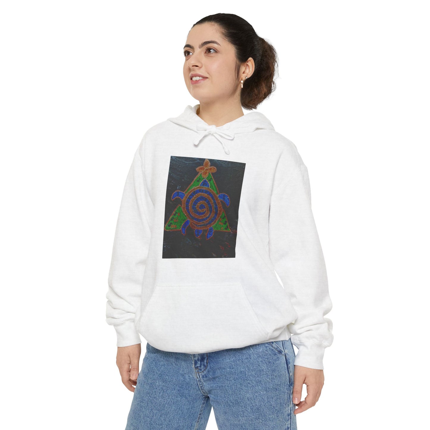 Colorful Spiritual Unisex Hoodie, Cozy Casual Wear, Unique Graphic Sweatshirt, Perfect Gift for Friends, Everyday Comfort, Festival Attire