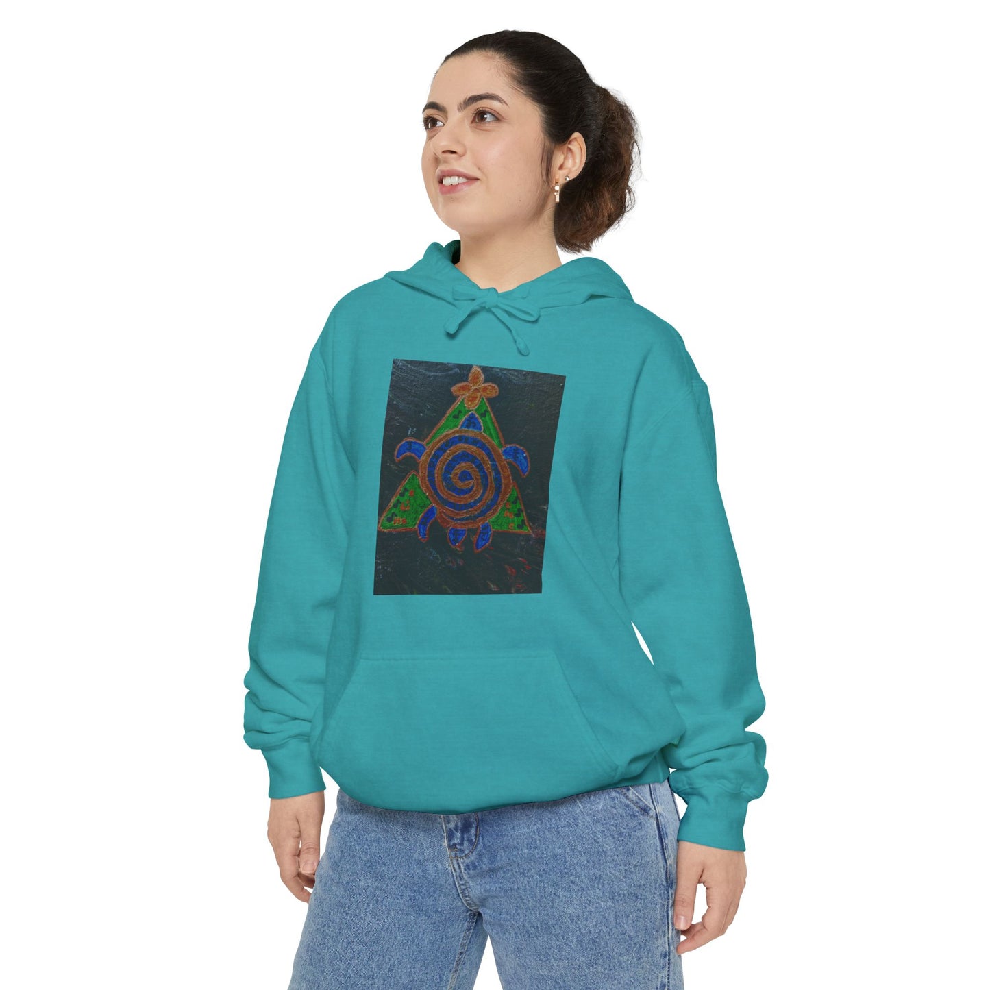 Colorful Spiritual Unisex Hoodie, Cozy Casual Wear, Unique Graphic Sweatshirt, Perfect Gift for Friends, Everyday Comfort, Festival Attire
