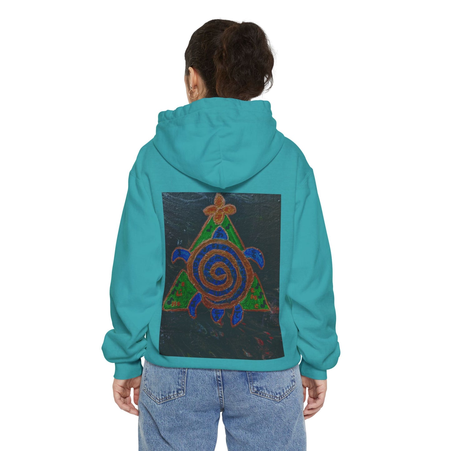 Colorful Spiritual Unisex Hoodie, Cozy Casual Wear, Unique Graphic Sweatshirt, Perfect Gift for Friends, Everyday Comfort, Festival Attire