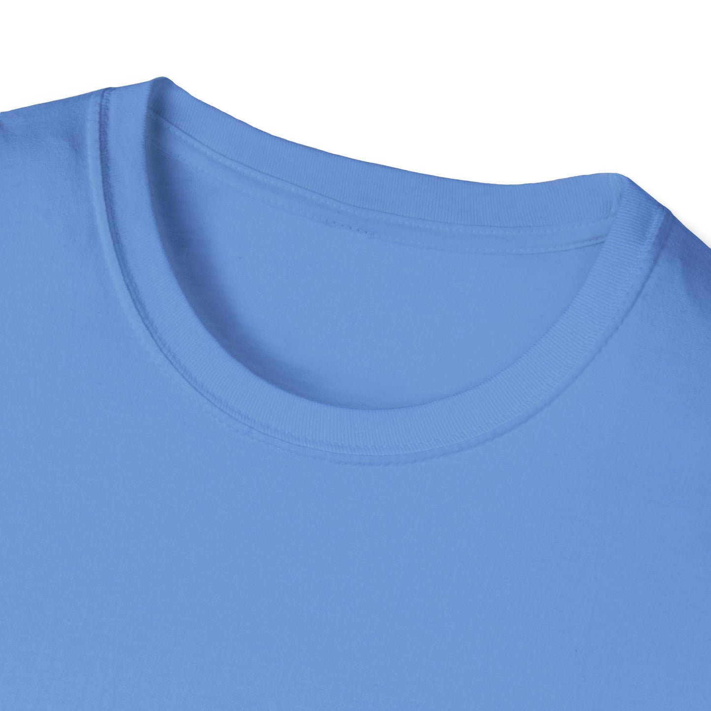 Infinite Connection Unisex T-Shirt, Softstyle Tee, Graphic Shirt, Casual Wear, Gift for Friends, Blue Design Tee