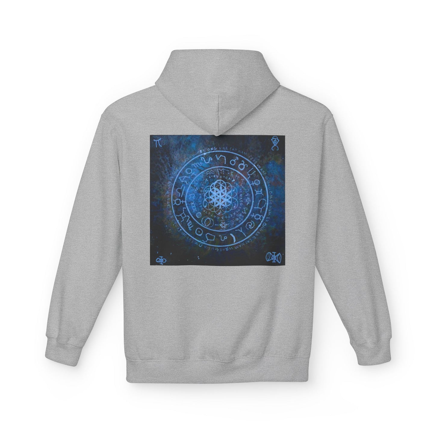 Mystical Blue Fleece Hoodie - Perfect for Gamers, Fantasy Lovers, and Cozy Days, Great for Relaxing, Gifts, and Occasions