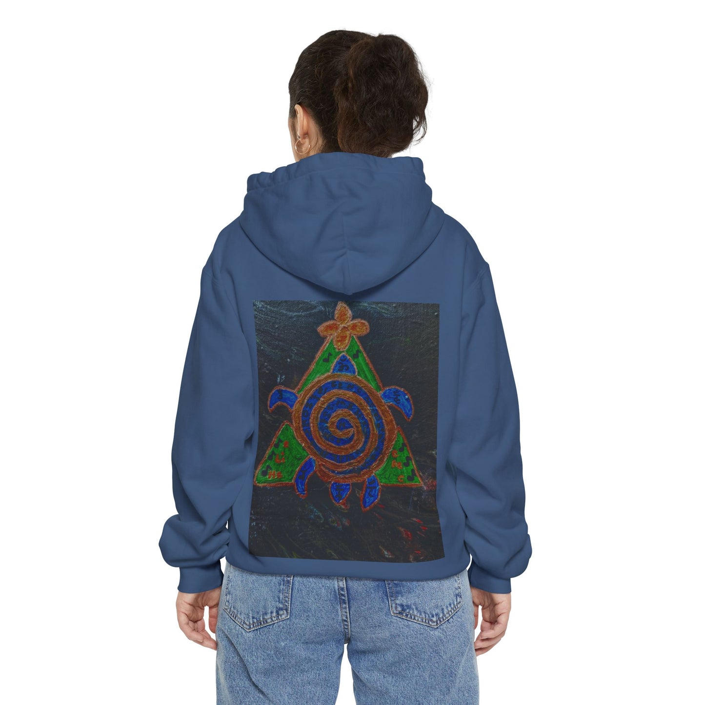 Colorful Spiritual Unisex Hoodie, Cozy Casual Wear, Unique Graphic Sweatshirt, Perfect Gift for Friends, Everyday Comfort, Festival Attire