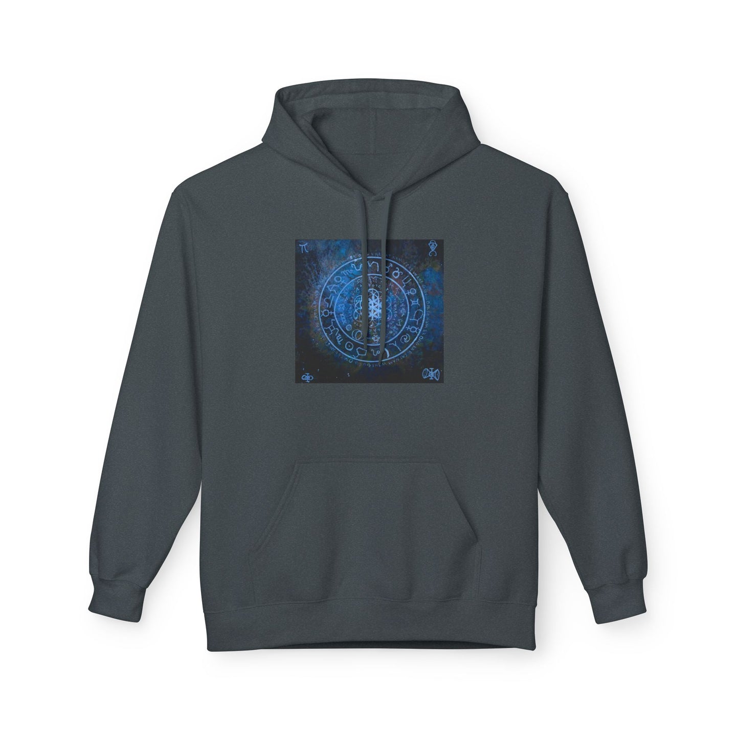 Mystical Blue Fleece Hoodie - Perfect for Gamers, Fantasy Lovers, and Cozy Days, Great for Relaxing, Gifts, and Occasions