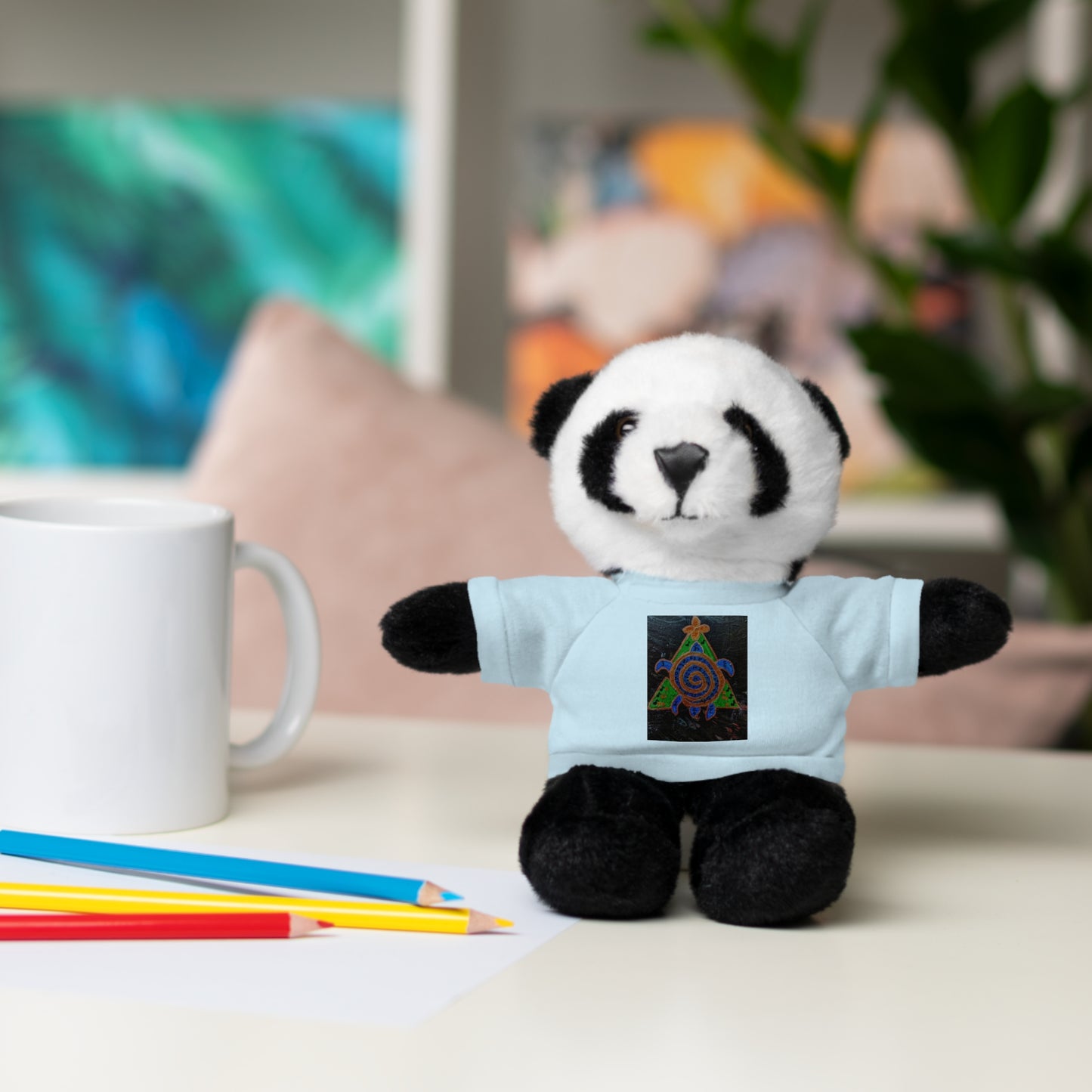 Stuffed Animal Tee Buddy, Plush Toy, Personalized Gifts, Kids' Decor, Birthday Presents, Unique Collectibles