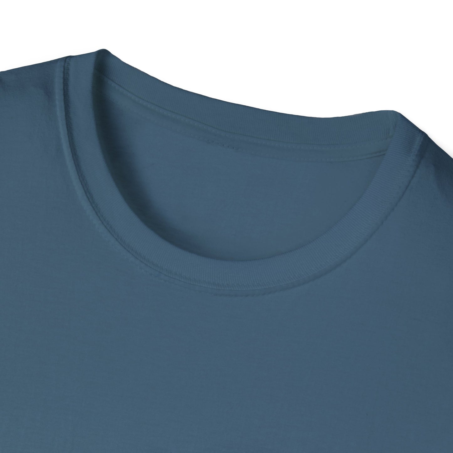 Infinite Connection Unisex T-Shirt, Softstyle Tee, Graphic Shirt, Casual Wear, Gift for Friends, Blue Design Tee