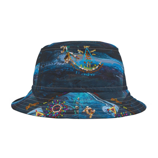 Astrology Constellation Blue Bucket Hat