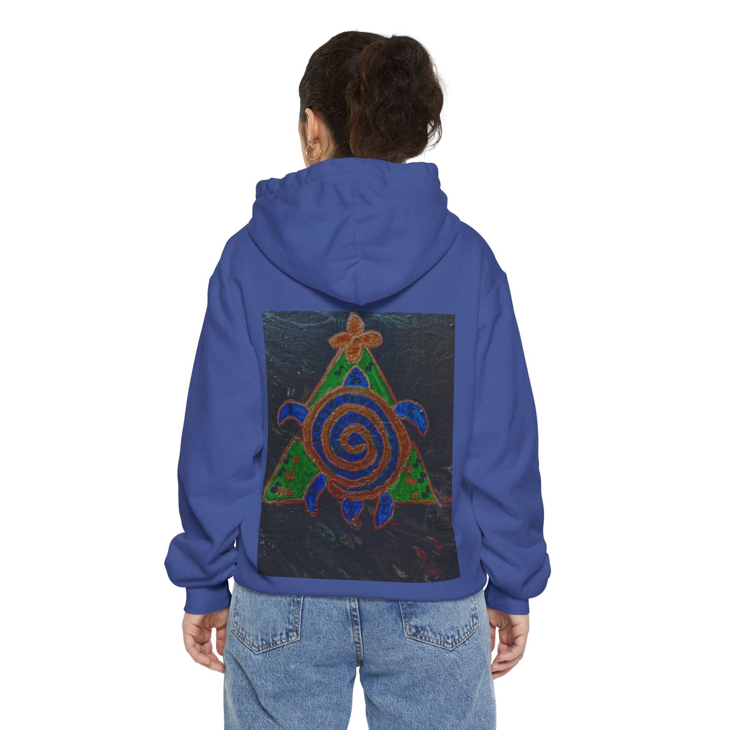 Colorful Spiritual Unisex Hoodie, Cozy Casual Wear, Unique Graphic Sweatshirt, Perfect Gift for Friends, Everyday Comfort, Festival Attire