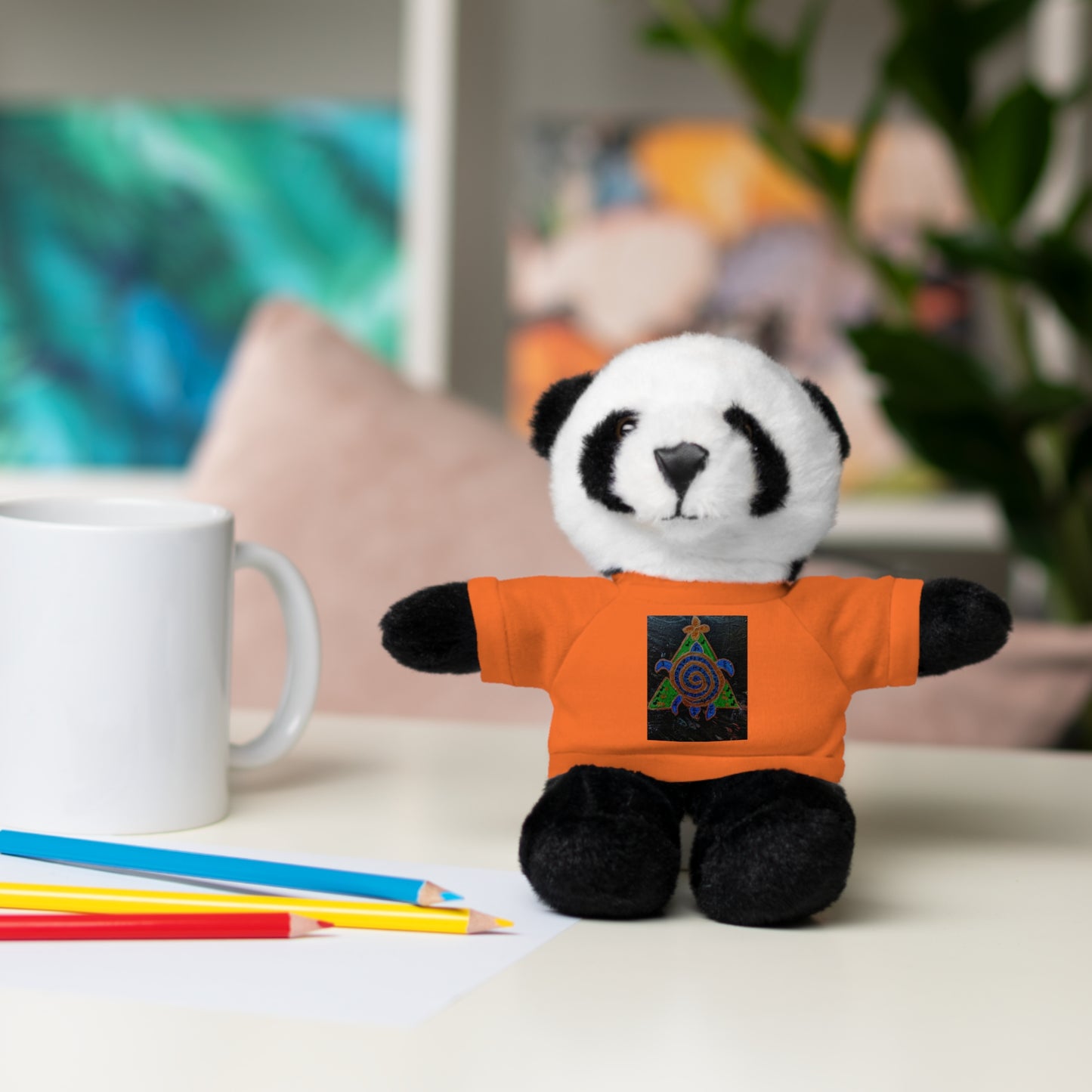 Stuffed Animal Tee Buddy, Plush Toy, Personalized Gifts, Kids' Decor, Birthday Presents, Unique Collectibles