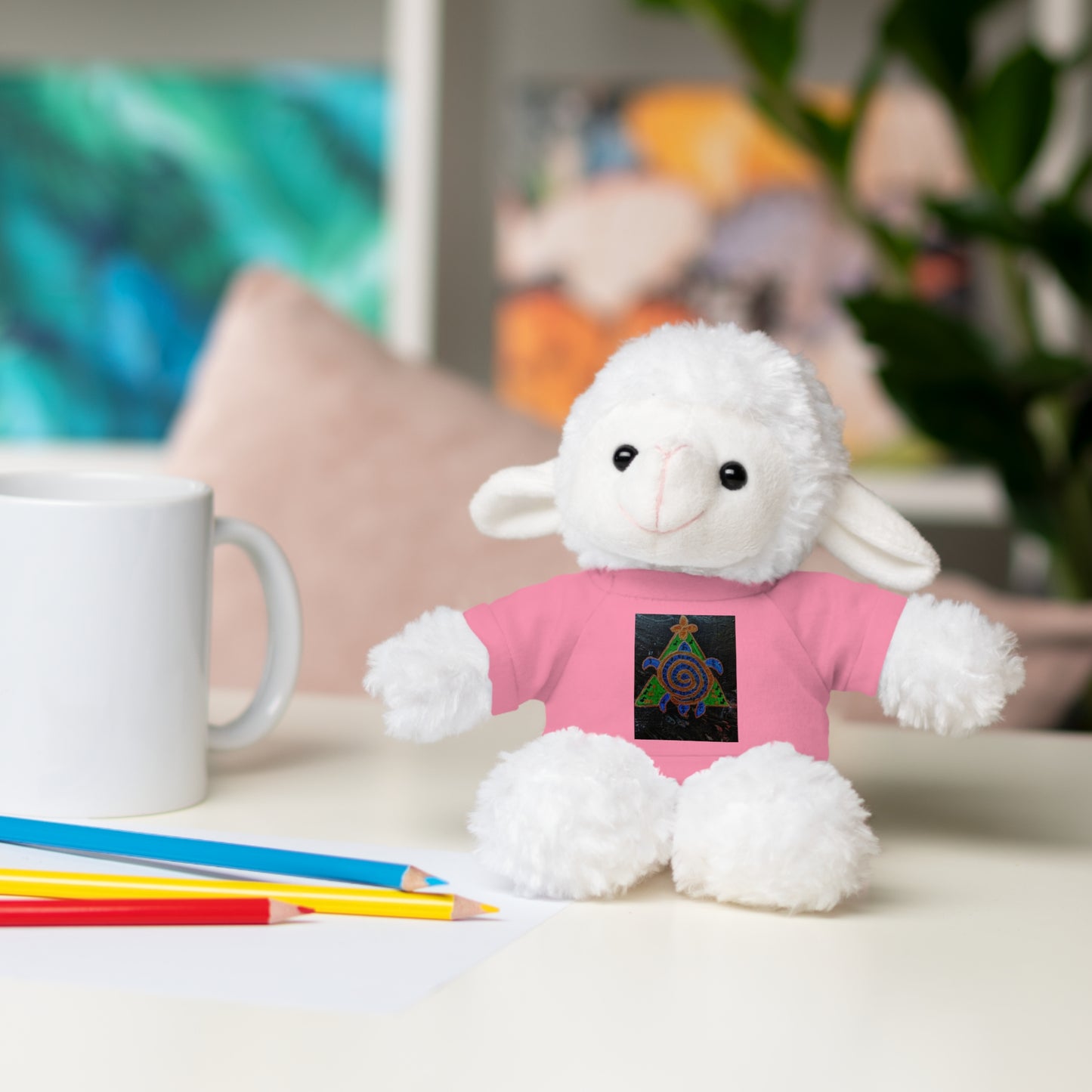 Stuffed Animal Tee Buddy, Plush Toy, Personalized Gifts, Kids' Decor, Birthday Presents, Unique Collectibles