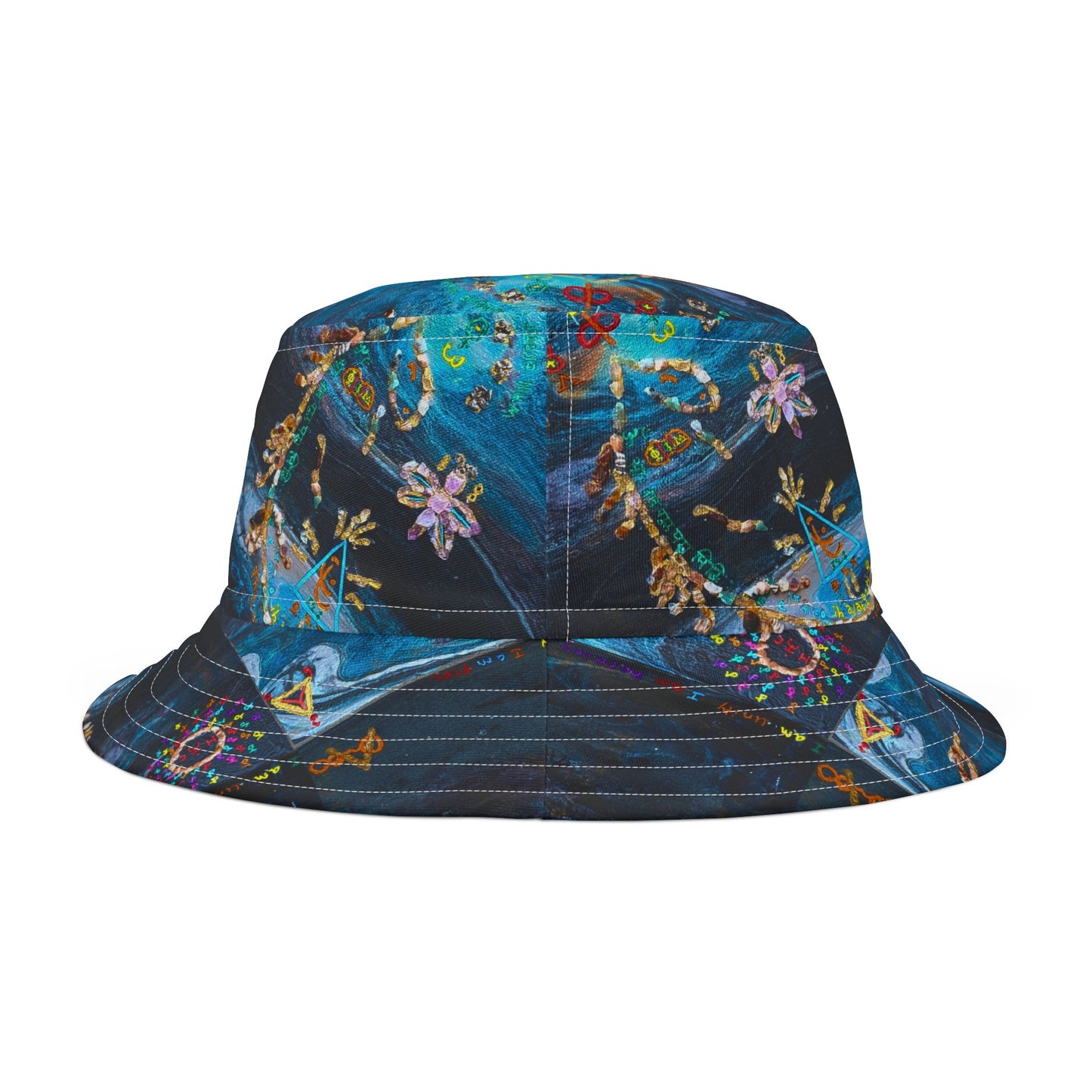 Astrology Constellation Blue Bucket Hat