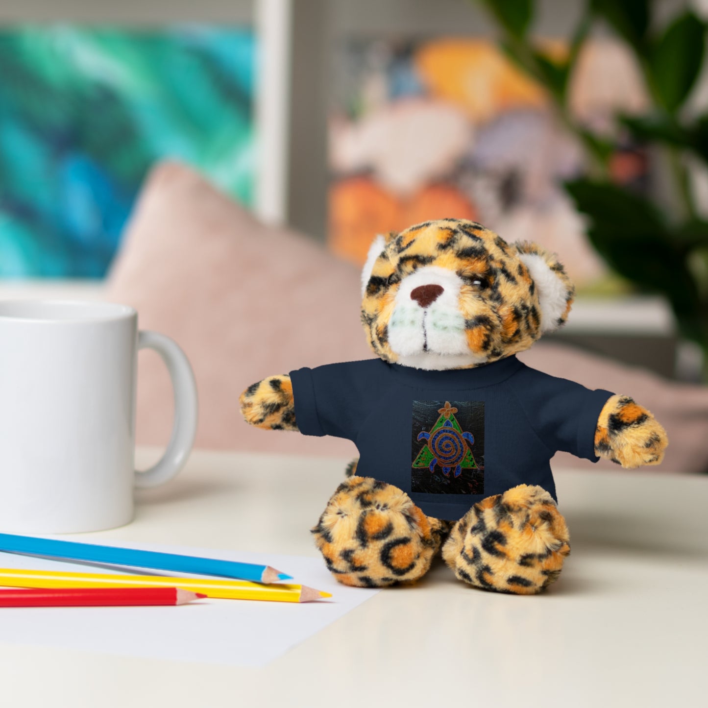 Stuffed Animal Tee Buddy, Plush Toy, Personalized Gifts, Kids' Decor, Birthday Presents, Unique Collectibles