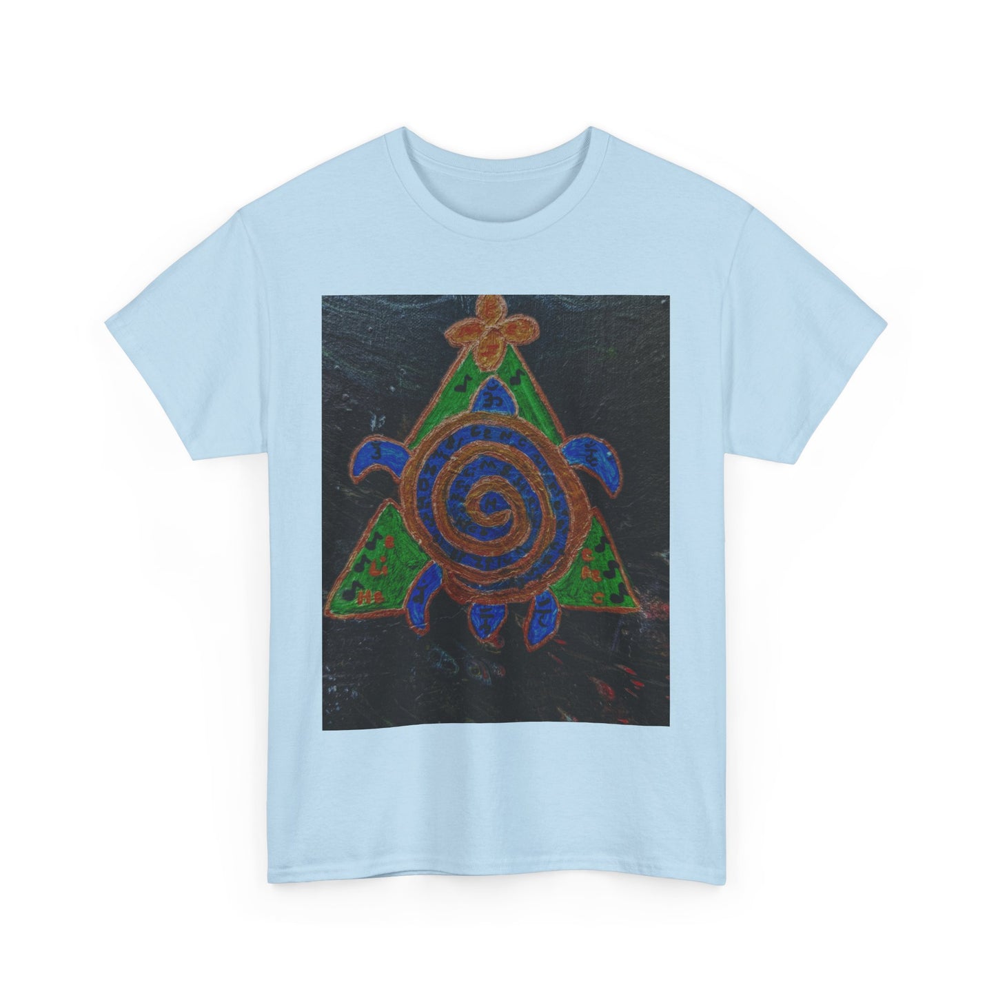 Spiral Turtle Graphic Tee, Nature Lovers T-Shirt, Eco-Friendly Apparel, Unique Art Shirt, Gift for Friends