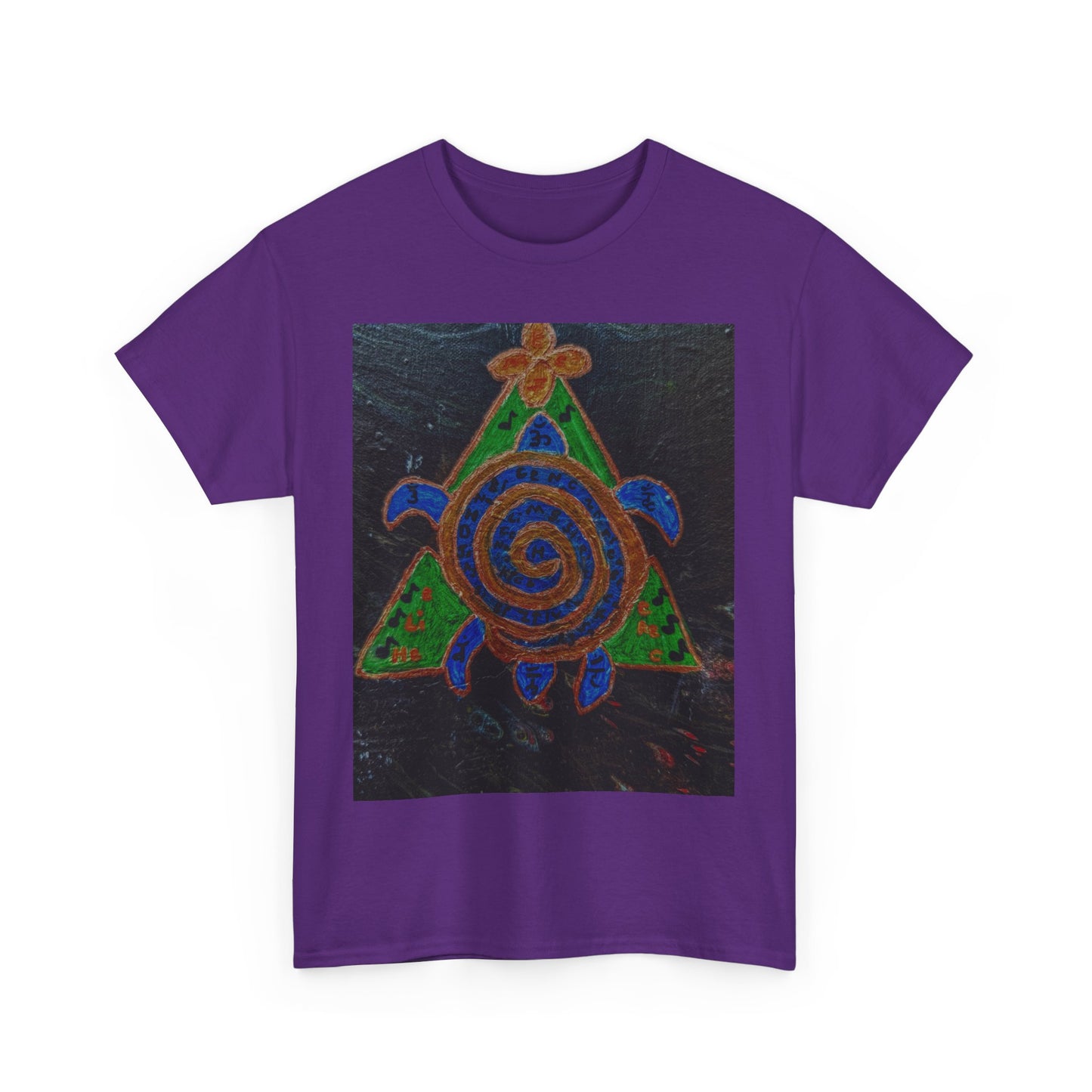 Spiral Turtle Graphic Tee, Nature Lovers T-Shirt, Eco-Friendly Apparel, Unique Art Shirt, Gift for Friends