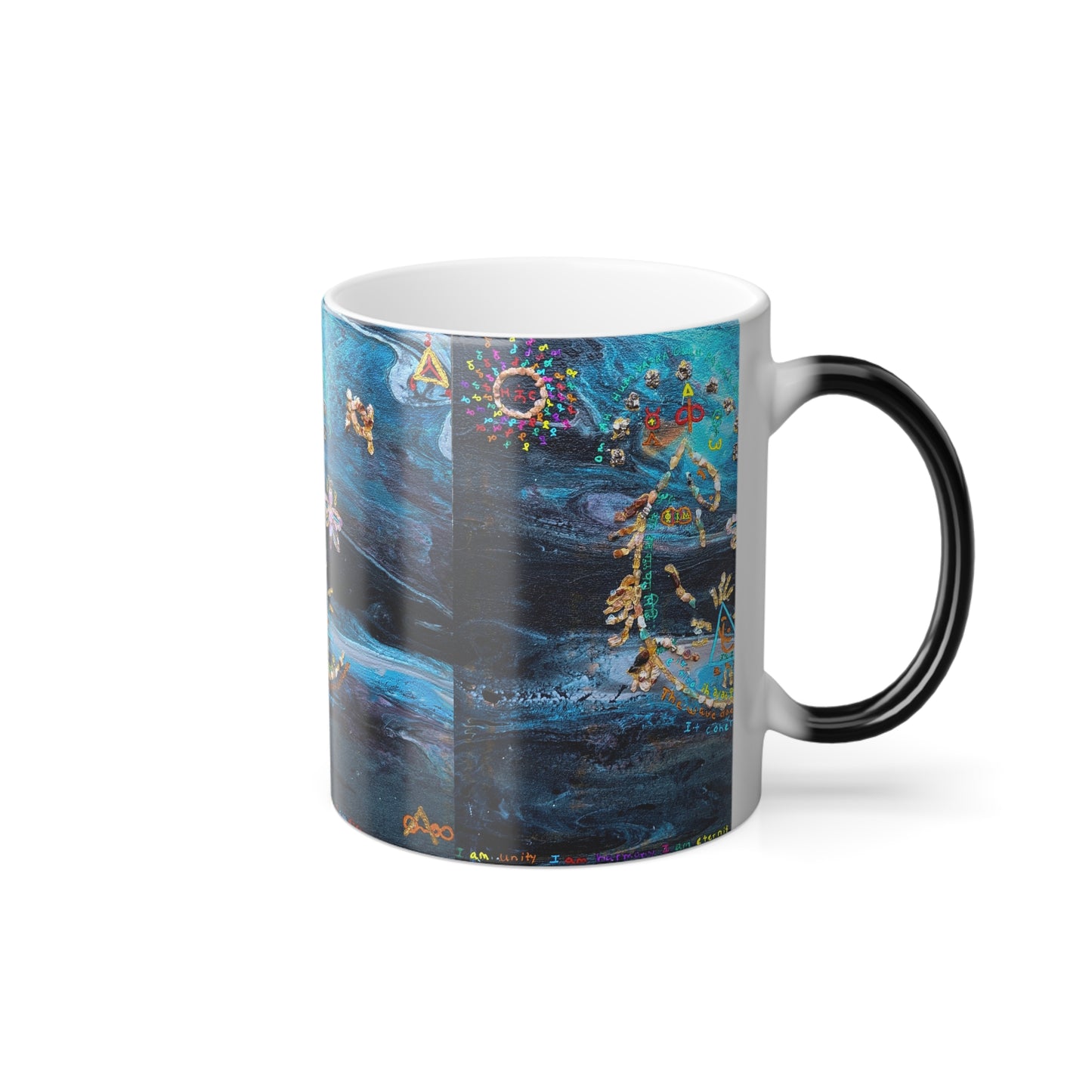 Color-Changing Mug — Dreamy Ocean Night Magic 11oz