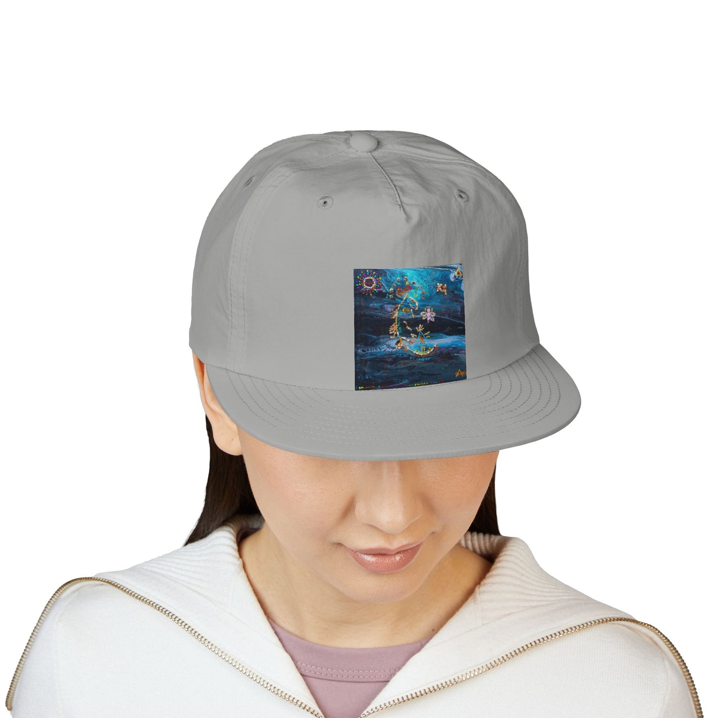 Surf Cap - Nautical Ocean Wave Surfing Trippy Art Snapback