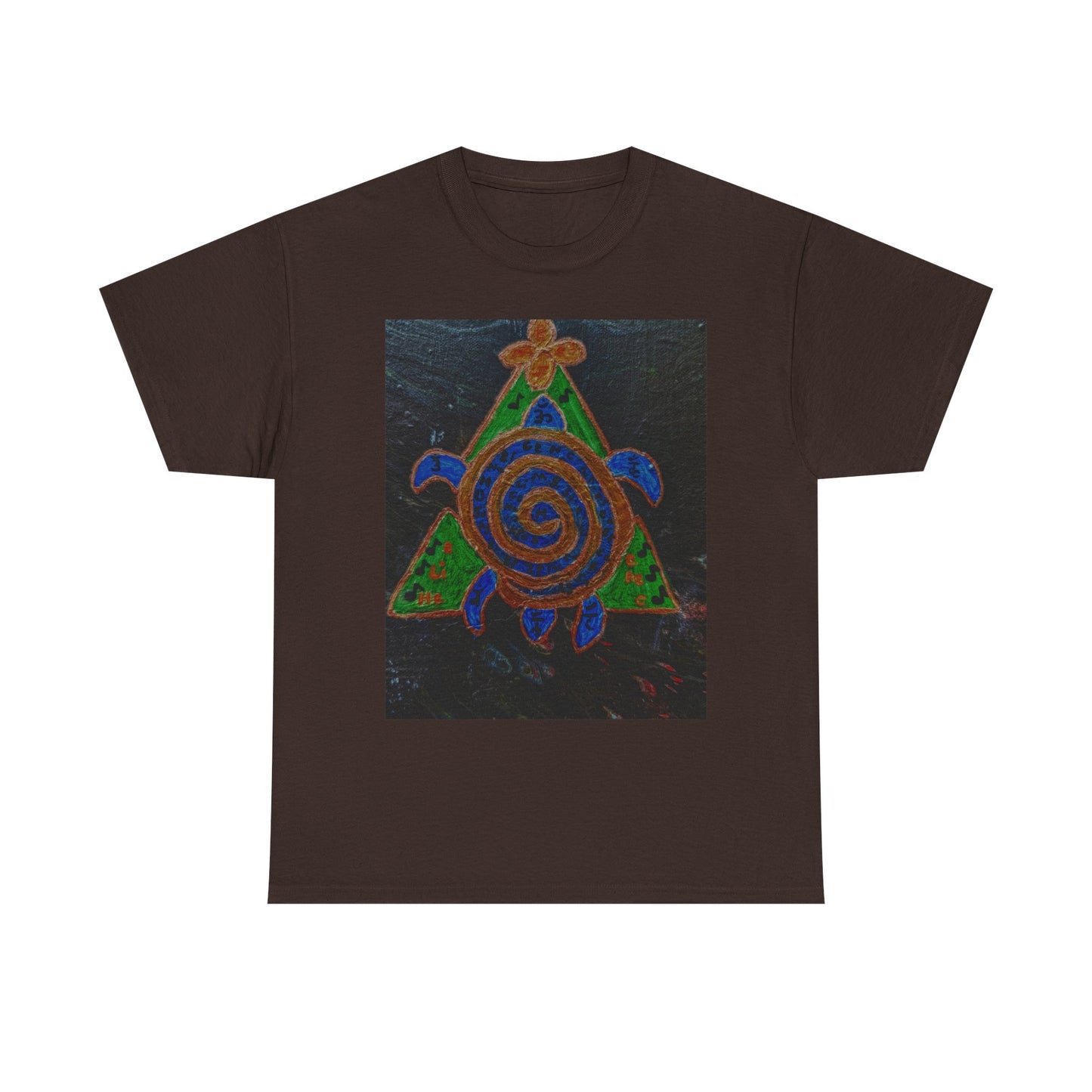 Spiral Turtle Graphic Tee, Nature Lovers T-Shirt, Eco-Friendly Apparel, Unique Art Shirt, Gift for Friends