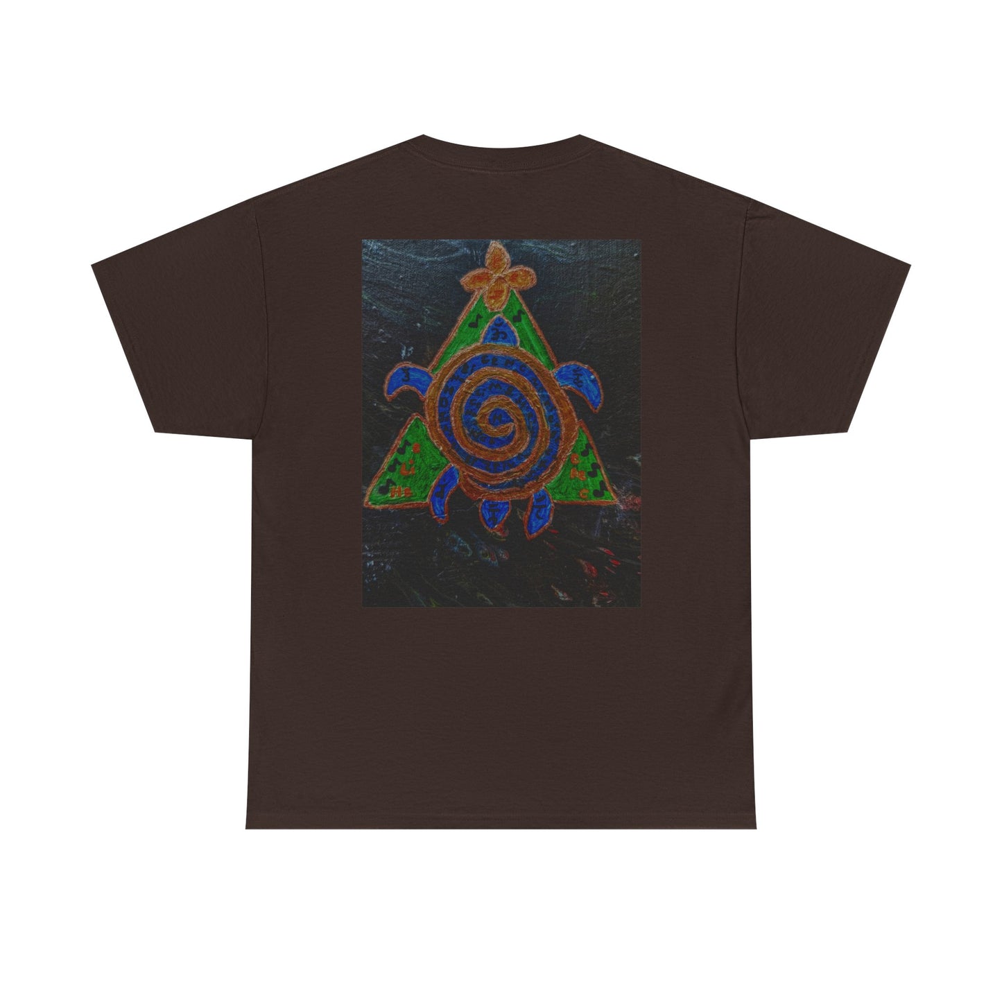 Spiral Turtle Graphic Tee, Nature Lovers T-Shirt, Eco-Friendly Apparel, Unique Art Shirt, Gift for Friends