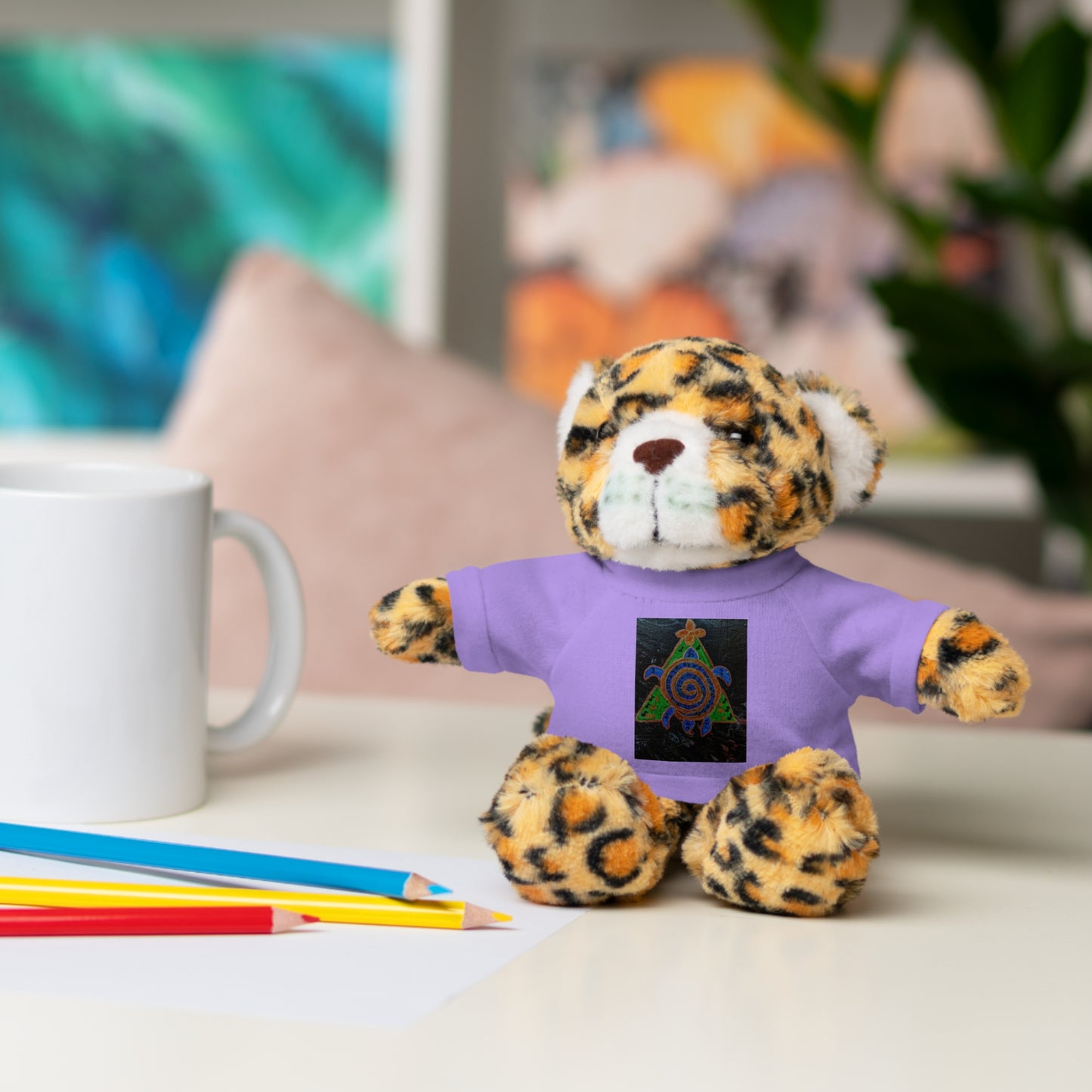 Stuffed Animal Tee Buddy, Plush Toy, Personalized Gifts, Kids' Decor, Birthday Presents, Unique Collectibles