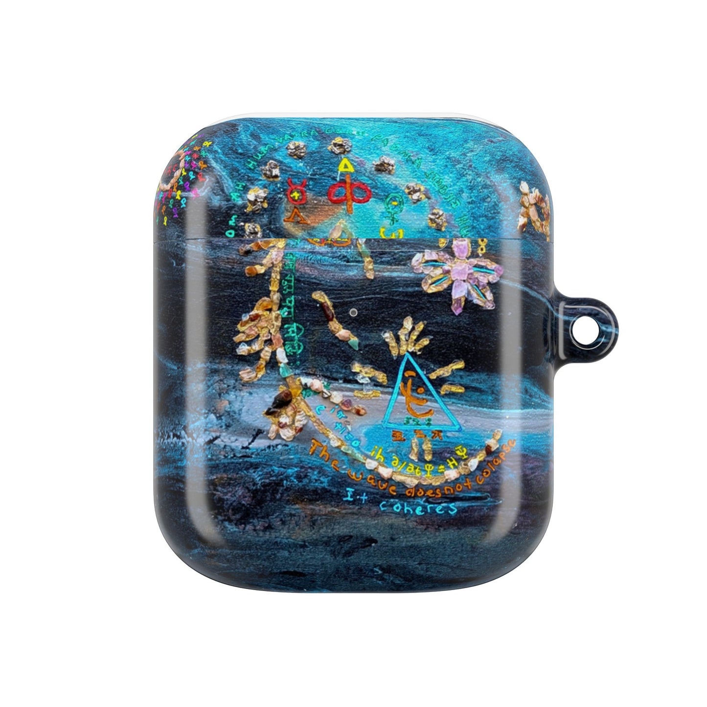 AirPod Case – Ocean Blue Nautical Shells Resin Design