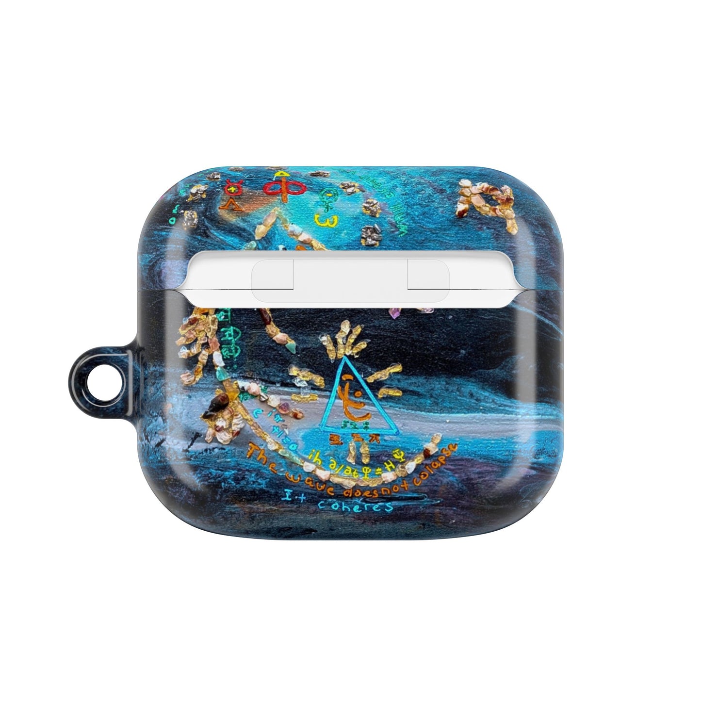 AirPod Case – Ocean Blue Nautical Shells Resin Design