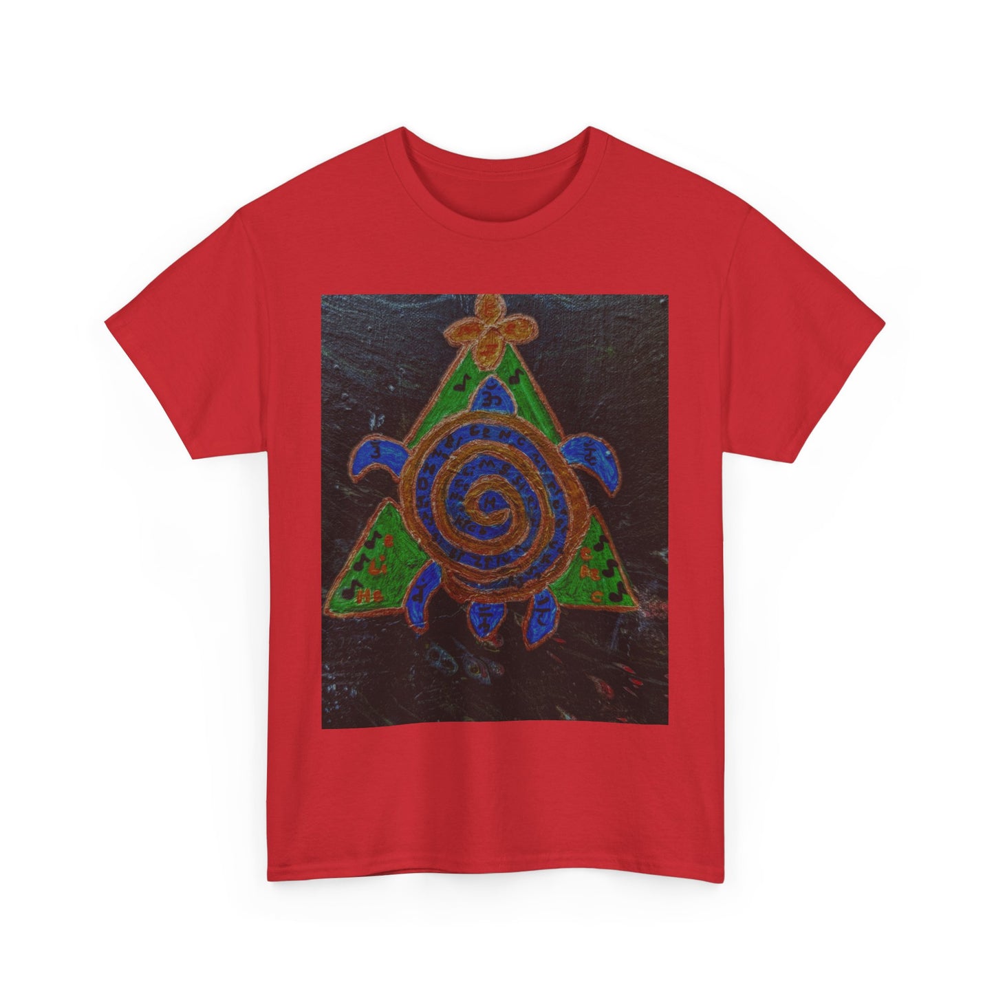 Spiral Turtle Graphic Tee, Nature Lovers T-Shirt, Eco-Friendly Apparel, Unique Art Shirt, Gift for Friends