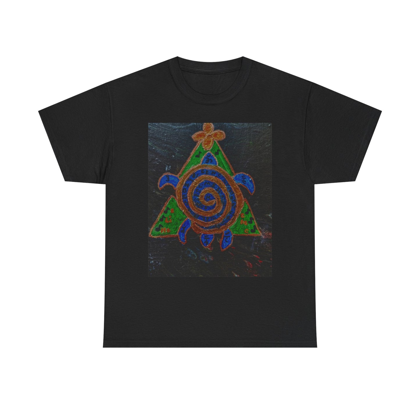 Spiral Turtle Graphic Tee, Nature Lovers T-Shirt, Eco-Friendly Apparel, Unique Art Shirt, Gift for Friends