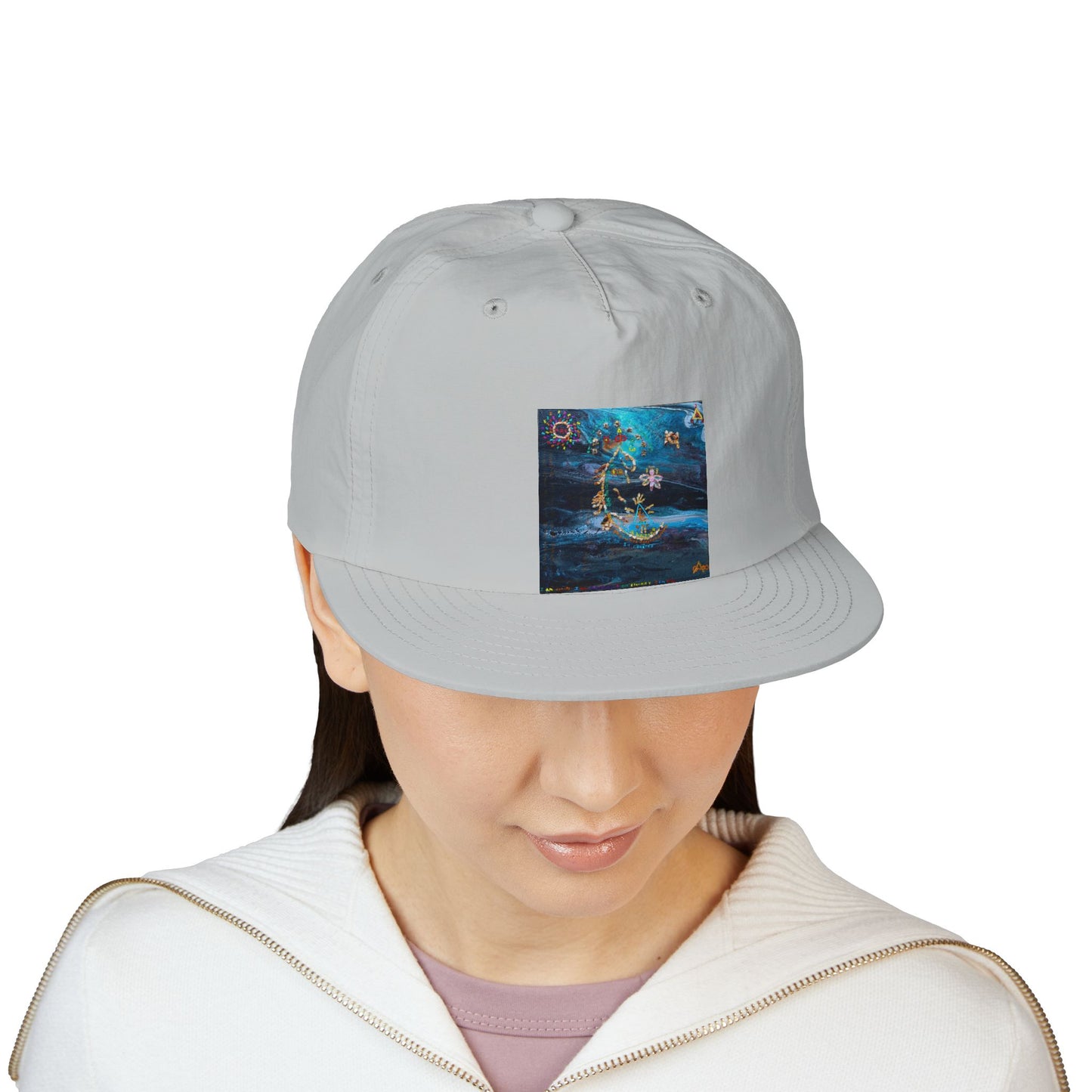 Surf Cap - Nautical Ocean Wave Surfing Trippy Art Snapback