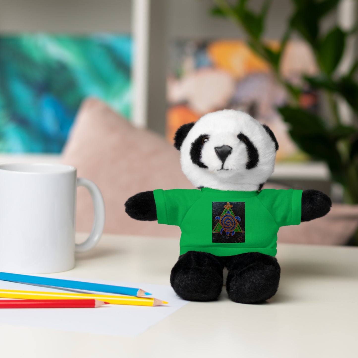 Stuffed Animal Tee Buddy, Plush Toy, Personalized Gifts, Kids' Decor, Birthday Presents, Unique Collectibles