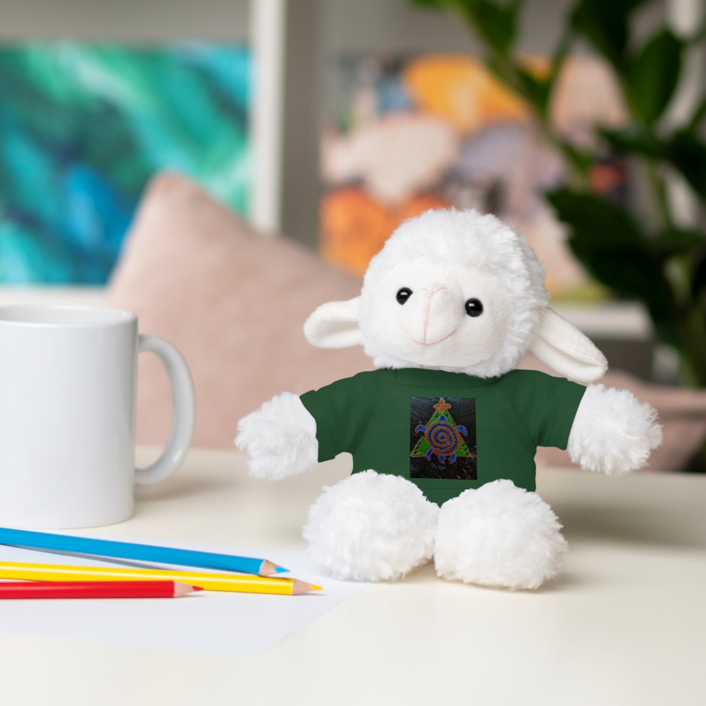 Stuffed Animal Tee Buddy, Plush Toy, Personalized Gifts, Kids' Decor, Birthday Presents, Unique Collectibles