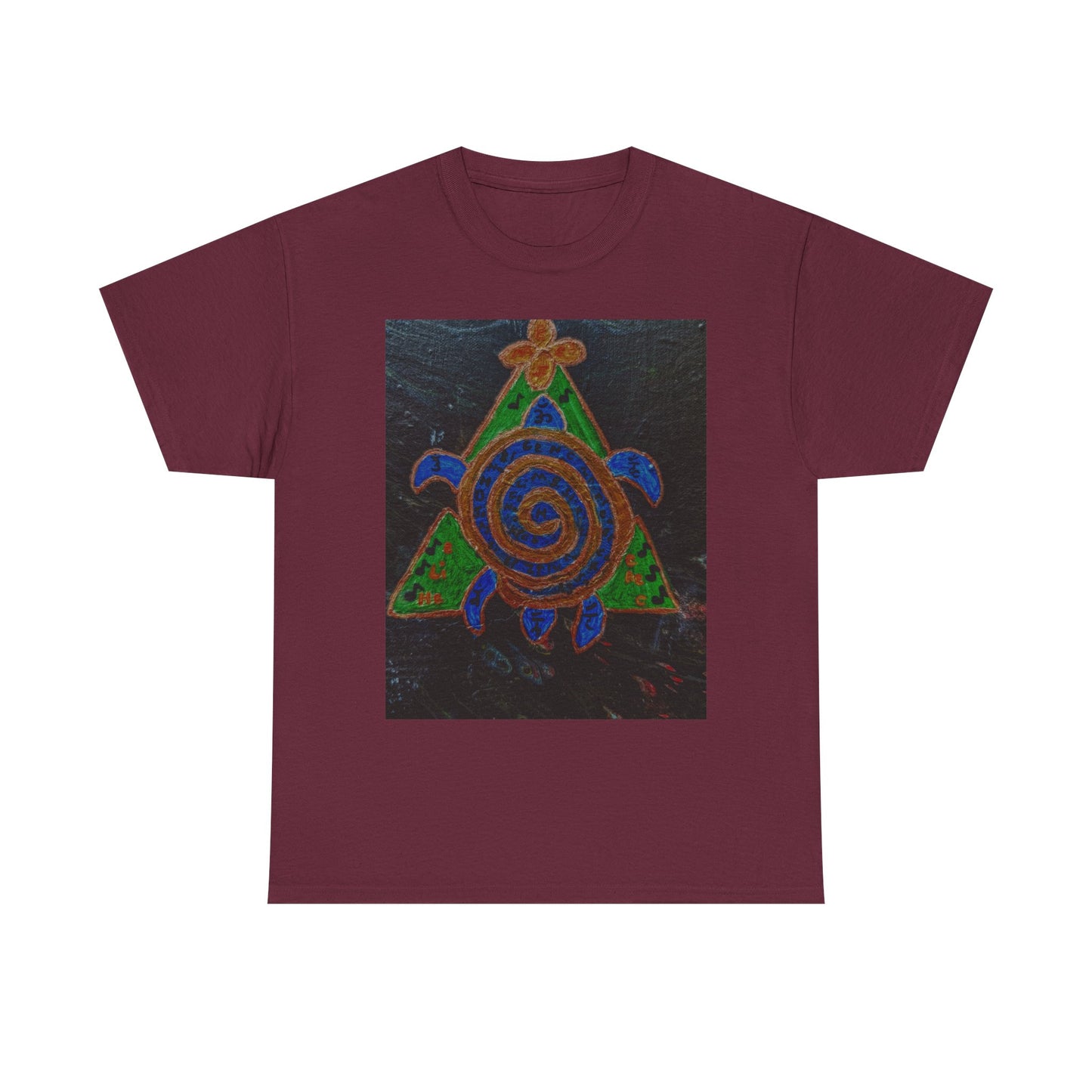 Spiral Turtle Graphic Tee, Nature Lovers T-Shirt, Eco-Friendly Apparel, Unique Art Shirt, Gift for Friends