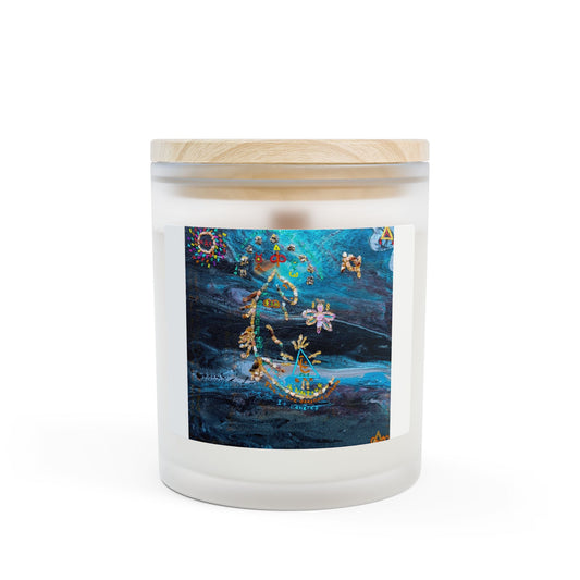 Frosted Glass Candle, 11oz