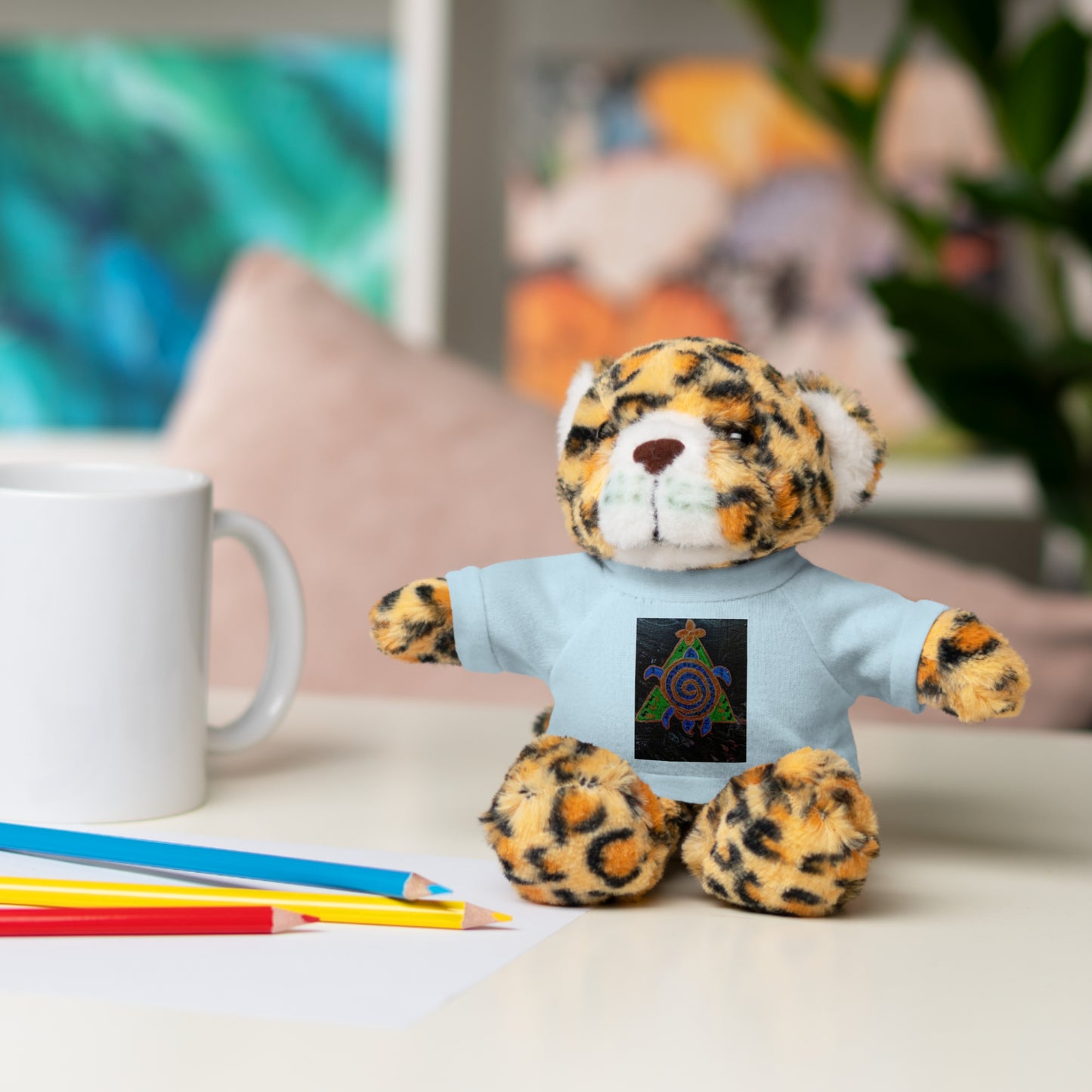 Stuffed Animal Tee Buddy, Plush Toy, Personalized Gifts, Kids' Decor, Birthday Presents, Unique Collectibles