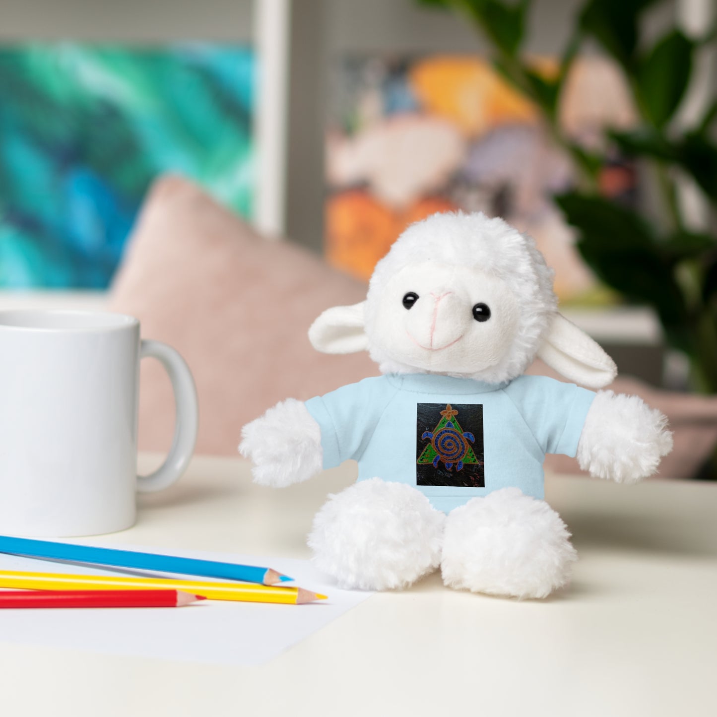 Stuffed Animal Tee Buddy, Plush Toy, Personalized Gifts, Kids' Decor, Birthday Presents, Unique Collectibles