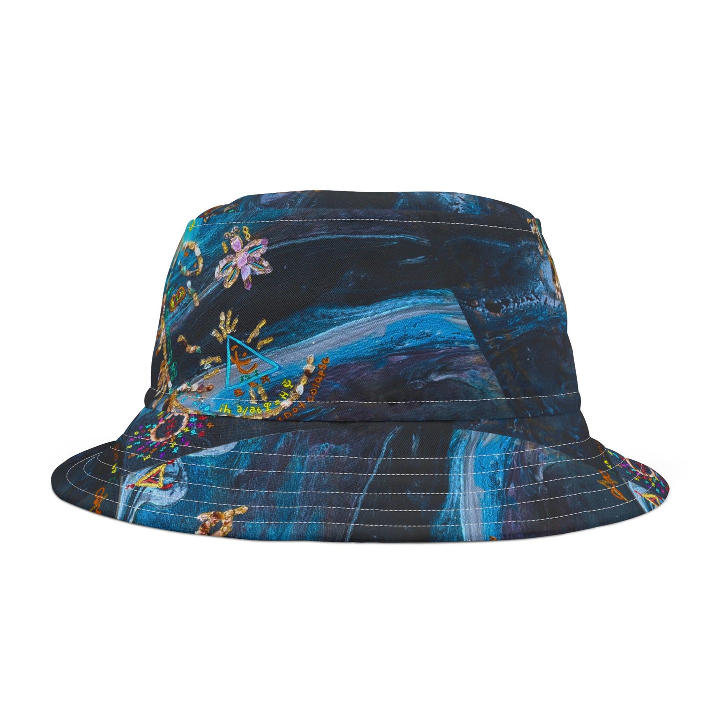 Astrology Constellation Blue Bucket Hat